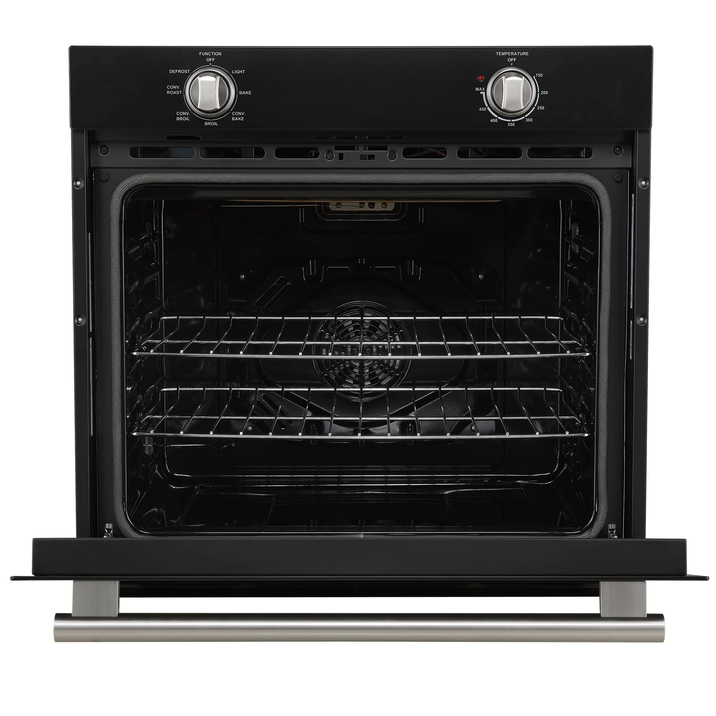 Forno Vomero 30-Inch Wall Oven, Black, 5 cu.ft Capacity, 3550 Watts Convection, Mechanical Controls, Manuel Steam Clean - Image 4
