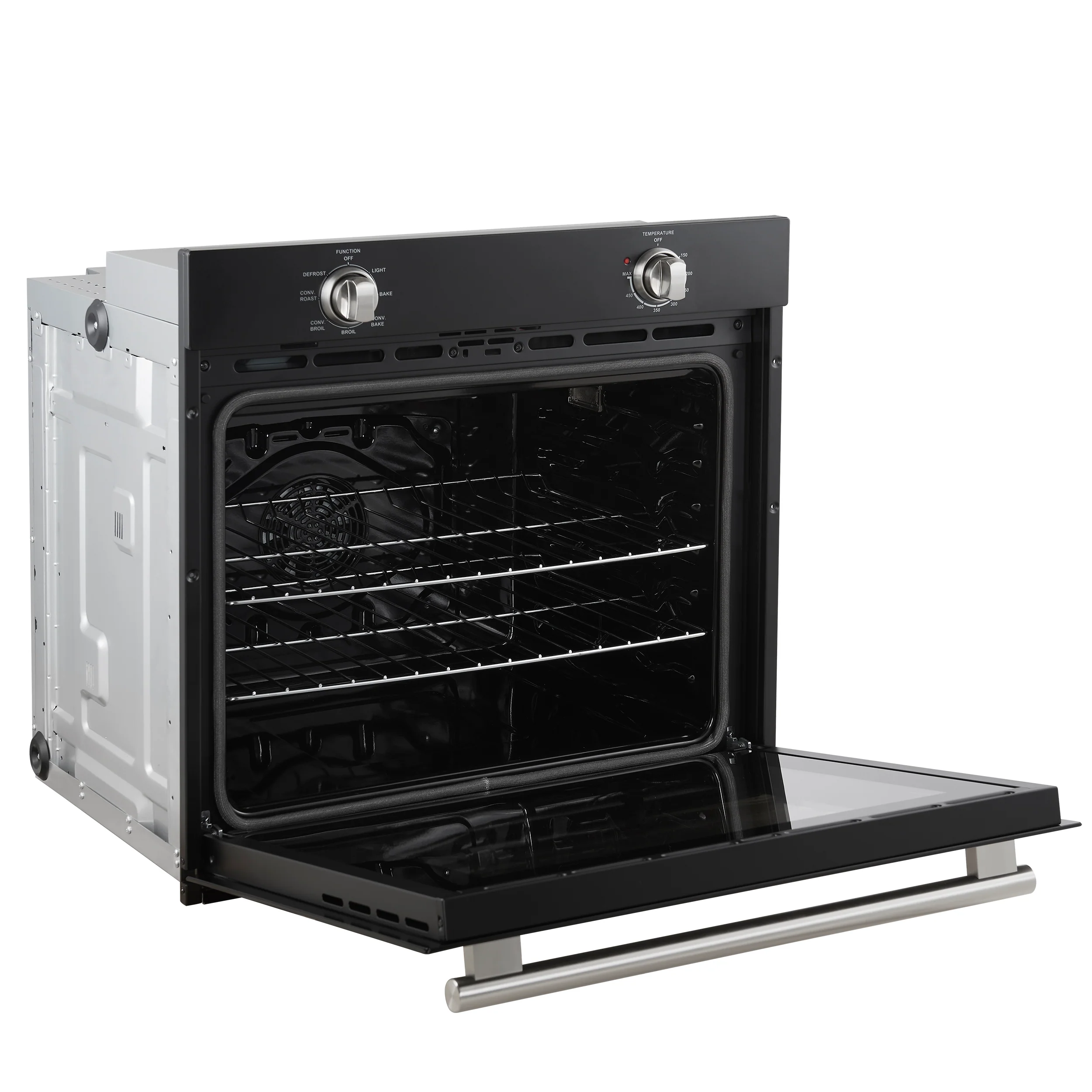 Forno Vomero 30-Inch Wall Oven, Black, 5 cu.ft Capacity, 3550 Watts Convection, Mechanical Controls, Manuel Steam Clean - Image 8
