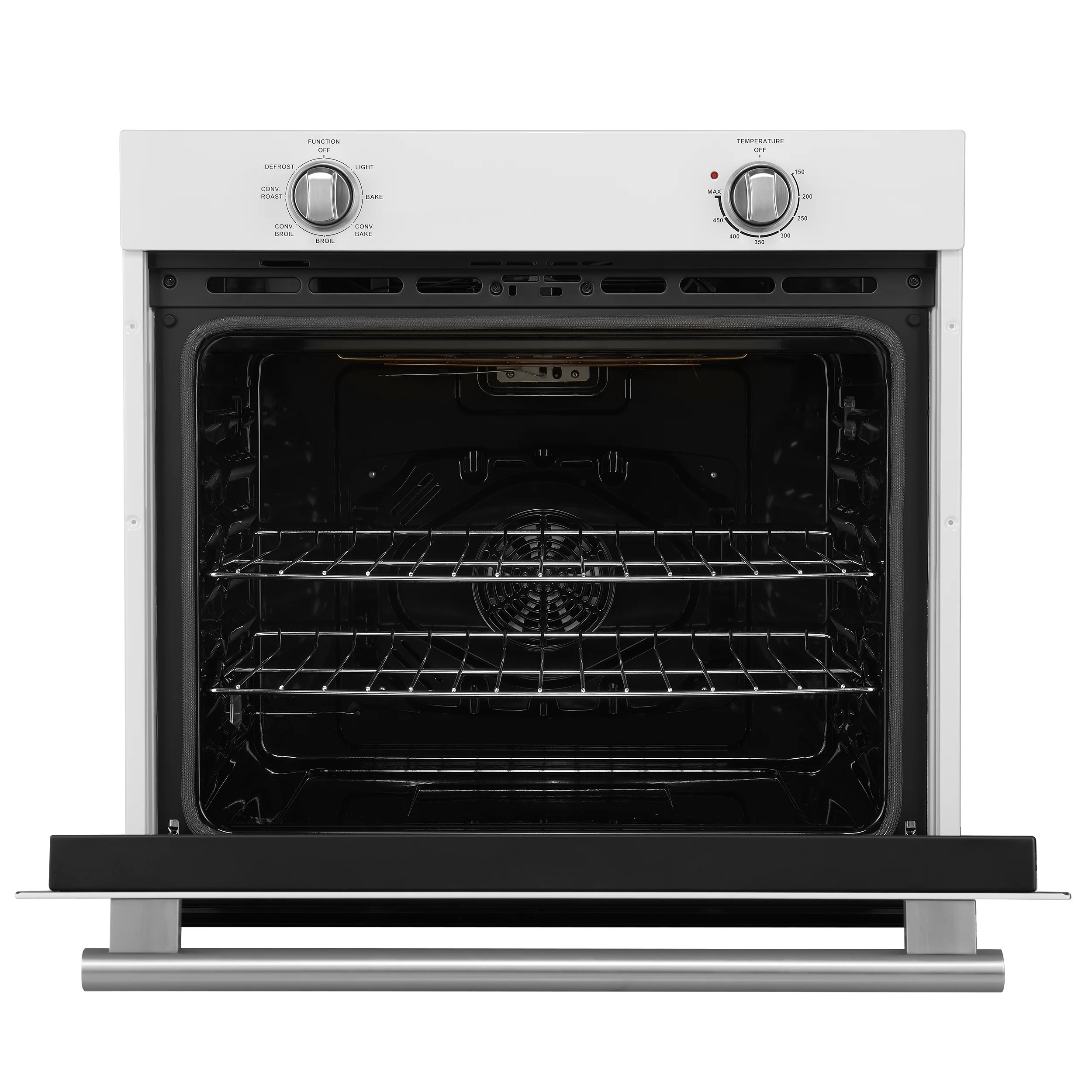 Forno Vomero 30-Inch Wall Oven, White, 5 cu.ft Capacity, 3550 Watts Convection, Mechanical Controls, Manuel Steam Clean - Image 4