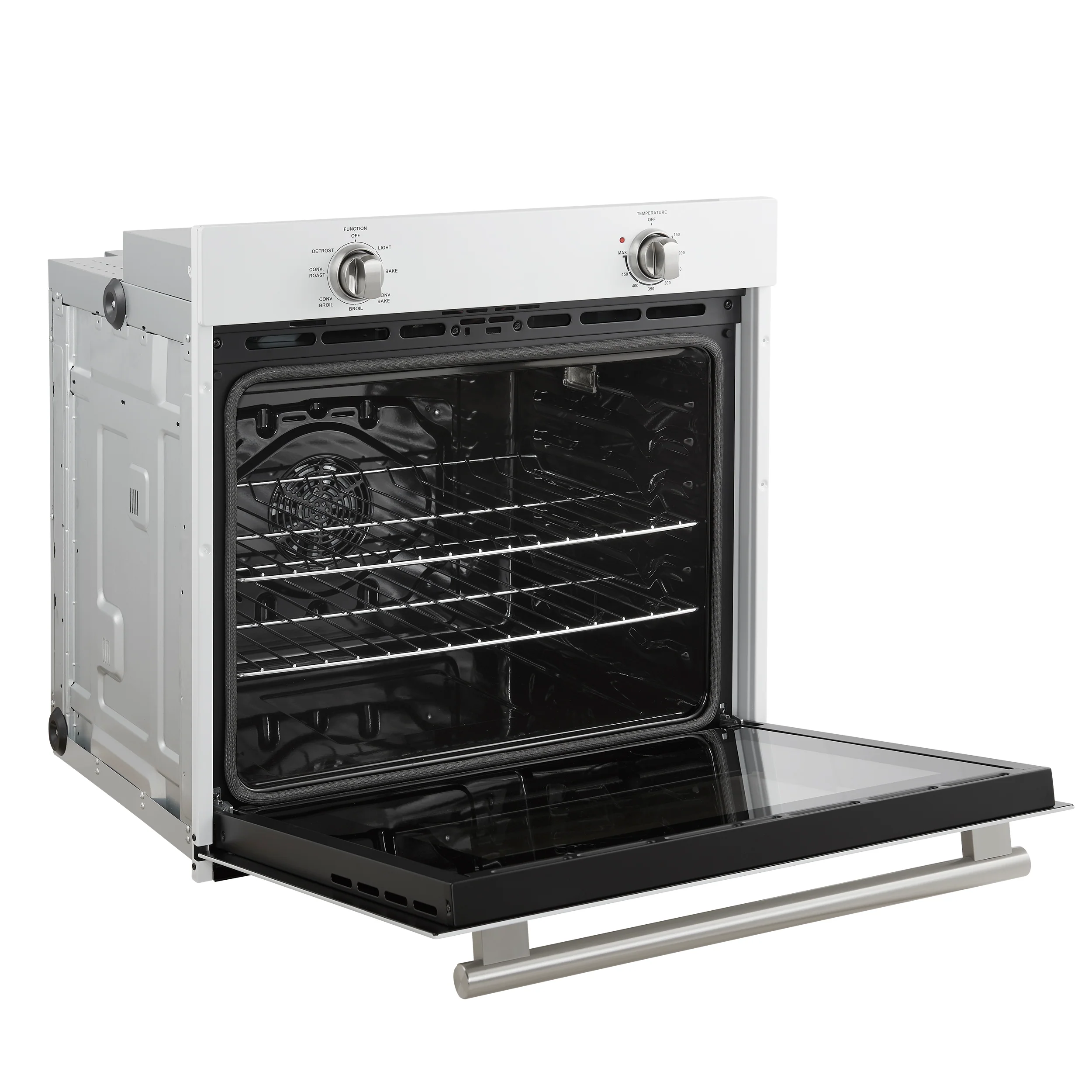 Forno Vomero 30-Inch Wall Oven, White, 5 cu.ft Capacity, 3550 Watts Convection, Mechanical Controls, Manuel Steam Clean - Image 8