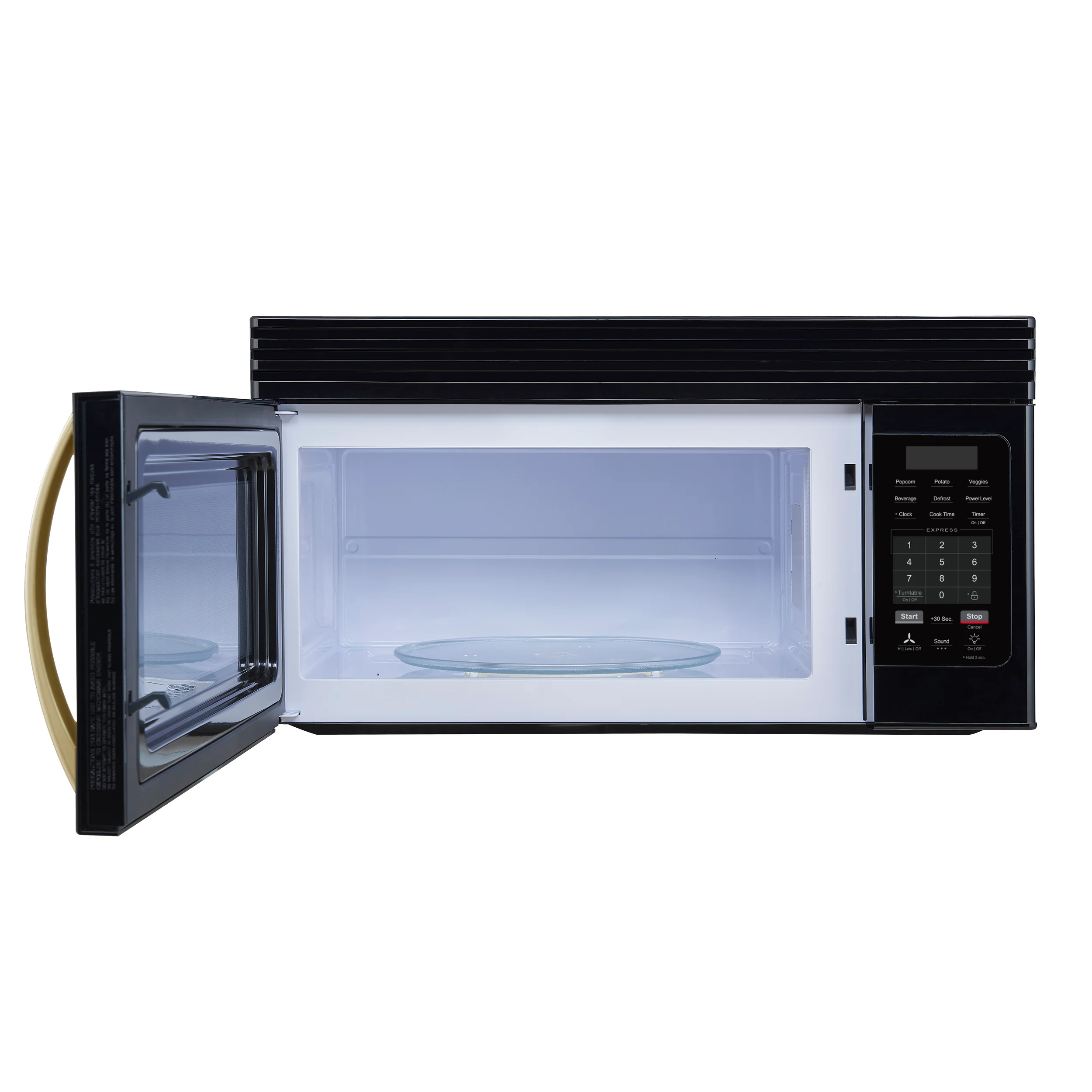 Forno Scalo 30-Inch Over the Range Microwave, Black – 1.6 cu.ft, 300 CFM Vent, Touch Control, LED Light - Image 2