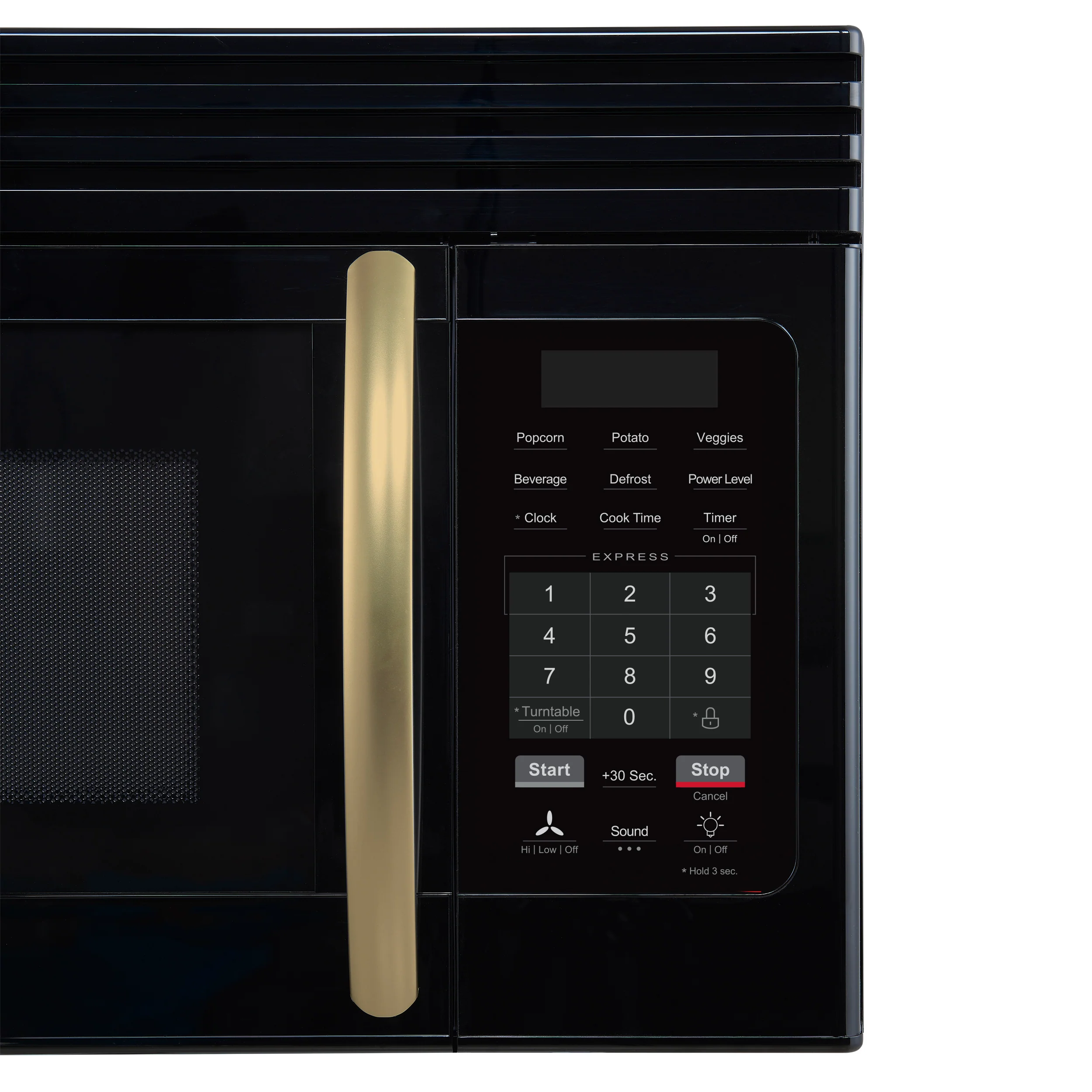 Forno Scalo 30-Inch Over the Range Microwave, Black – 1.6 cu.ft, 300 CFM Vent, Touch Control, LED Light - Image 3