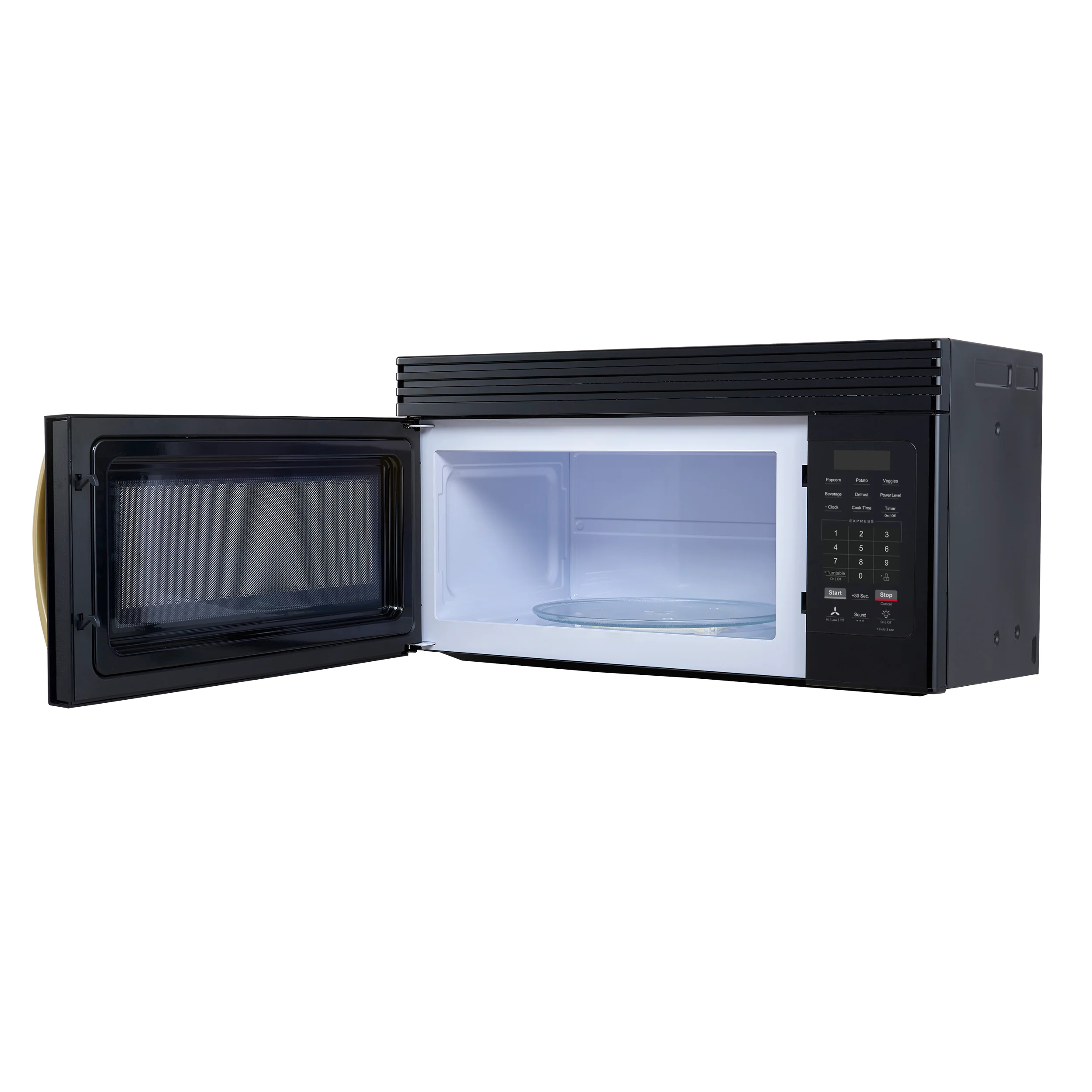 Forno Scalo 30-Inch Over the Range Microwave, Black – 1.6 cu.ft, 300 CFM Vent, Touch Control, LED Light - Image 6