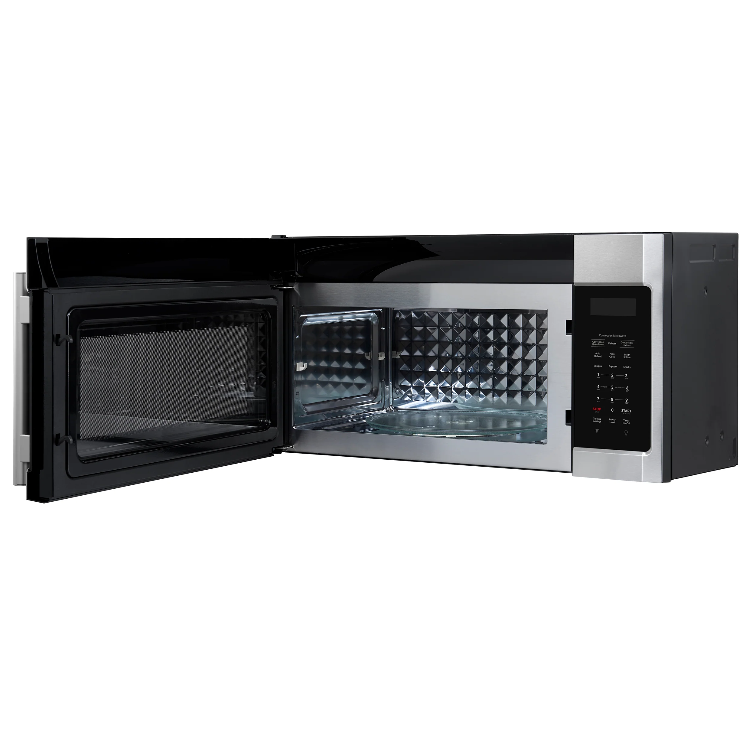 Forno Fornace 30-Inch Over the Range Convection Microwave, Stainless Steel – 1.5 cu.ft, 300 CFM Vent, Touch Control, LED Light - Image 6