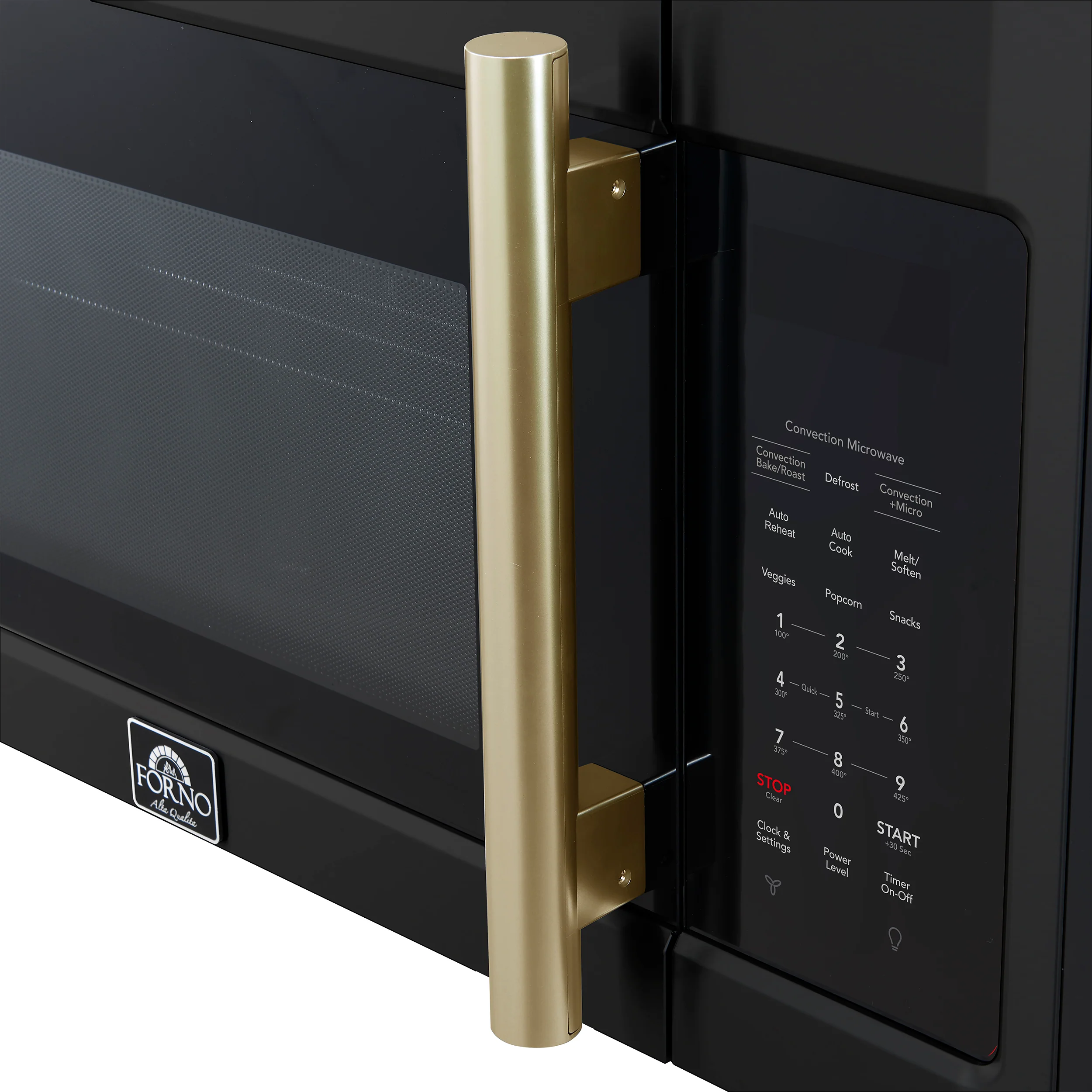 Forno Fornace 30-Inch Over the Range Convection Microwave, Black – 1.5 cu.ft, 300 CFM Vent, Touch Control, LED Light - Image 12