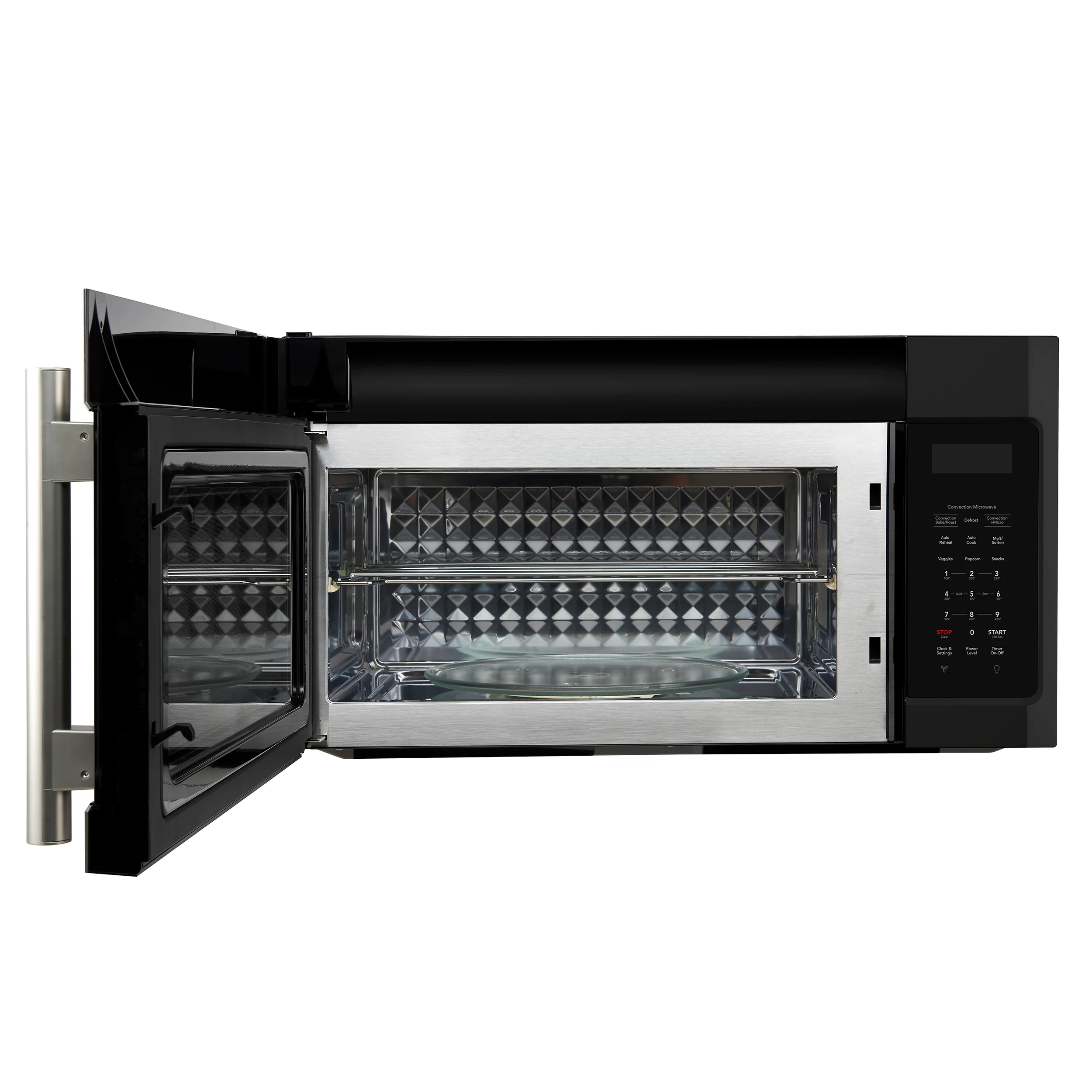 Forno Fornace 30-Inch Over the Range Convection Microwave, Black – 1.5 cu.ft, 300 CFM Vent, Touch Control, LED Light - Image 9