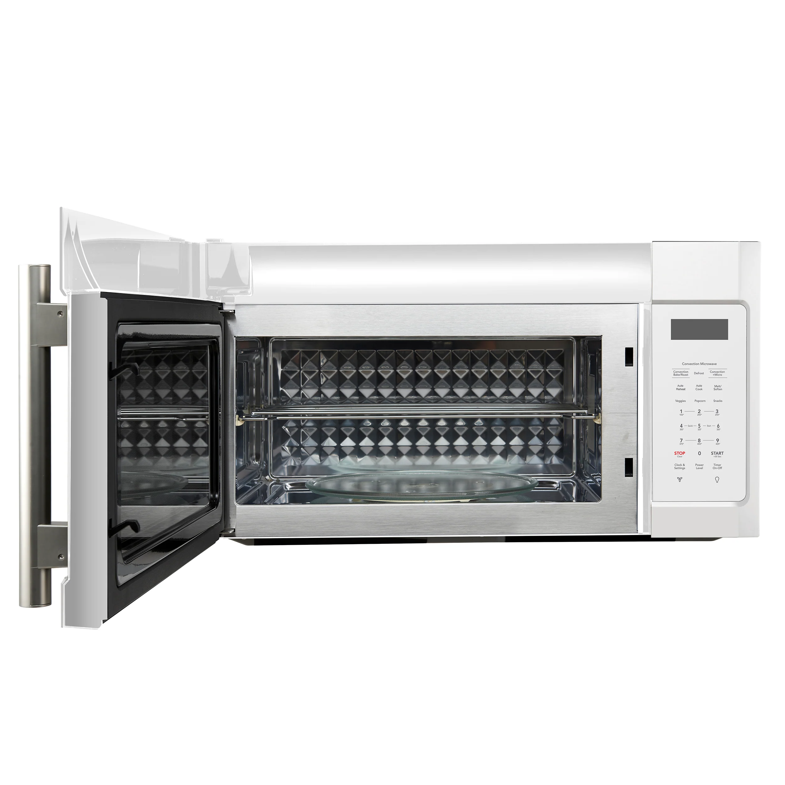 Forno Fornace 30-Inch Over the Range Convection Microwave, White – 1.5 cu.ft, 300 CFM Vent, Touch Control, LED Light - Image 10