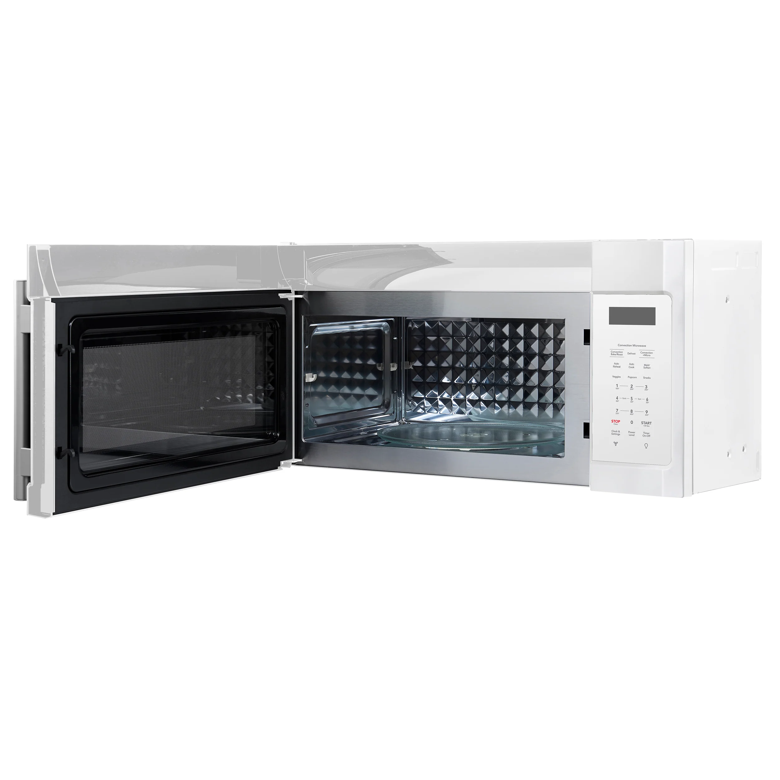 Forno Fornace 30-Inch Over the Range Convection Microwave, White – 1.5 cu.ft, 300 CFM Vent, Touch Control, LED Light - Image 12