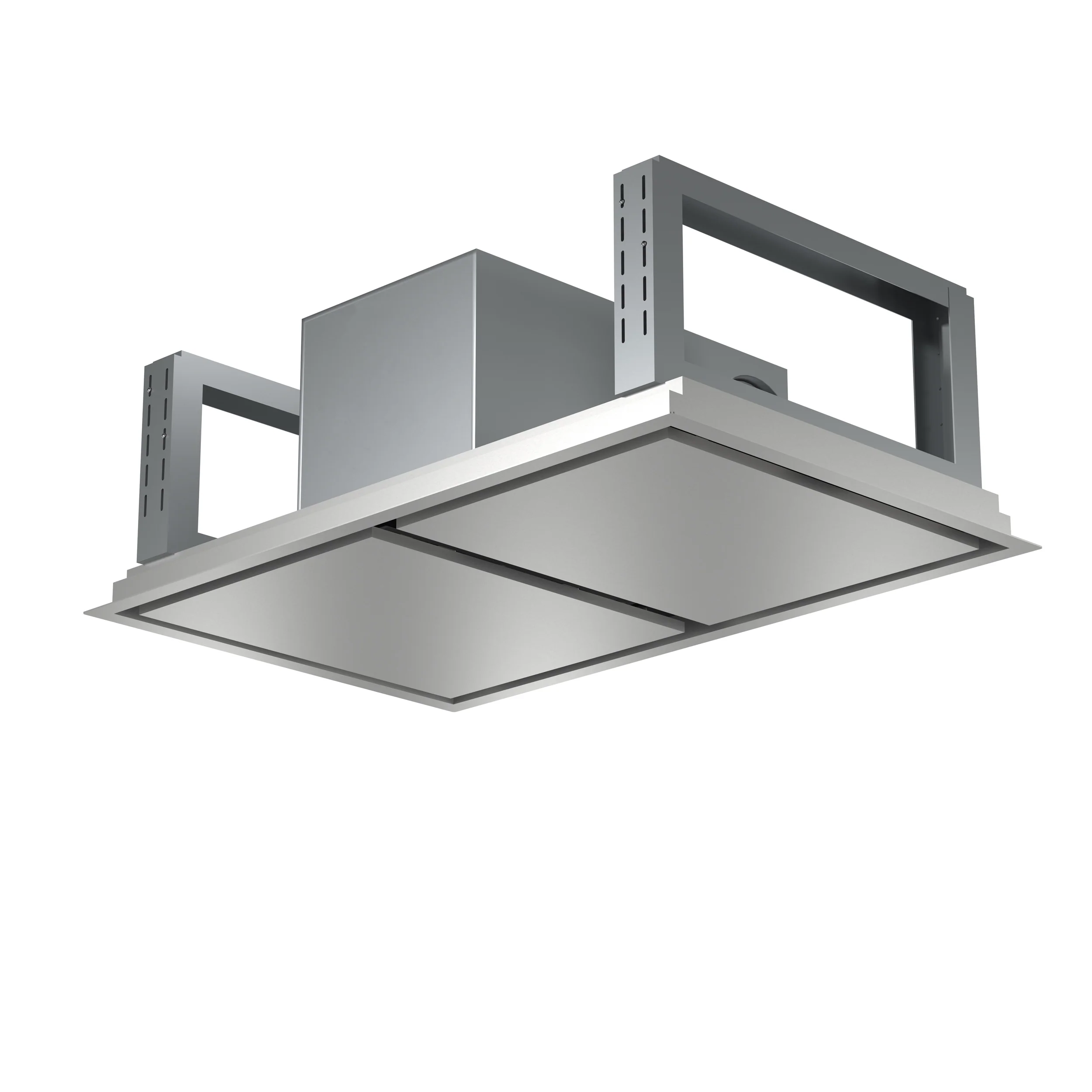 FORNO Arezzo 44-Inch Recessed Ceiling Range Hood, Dual Motors, 1200 CFM, Hybrid Filters, Remote Control - Image 2