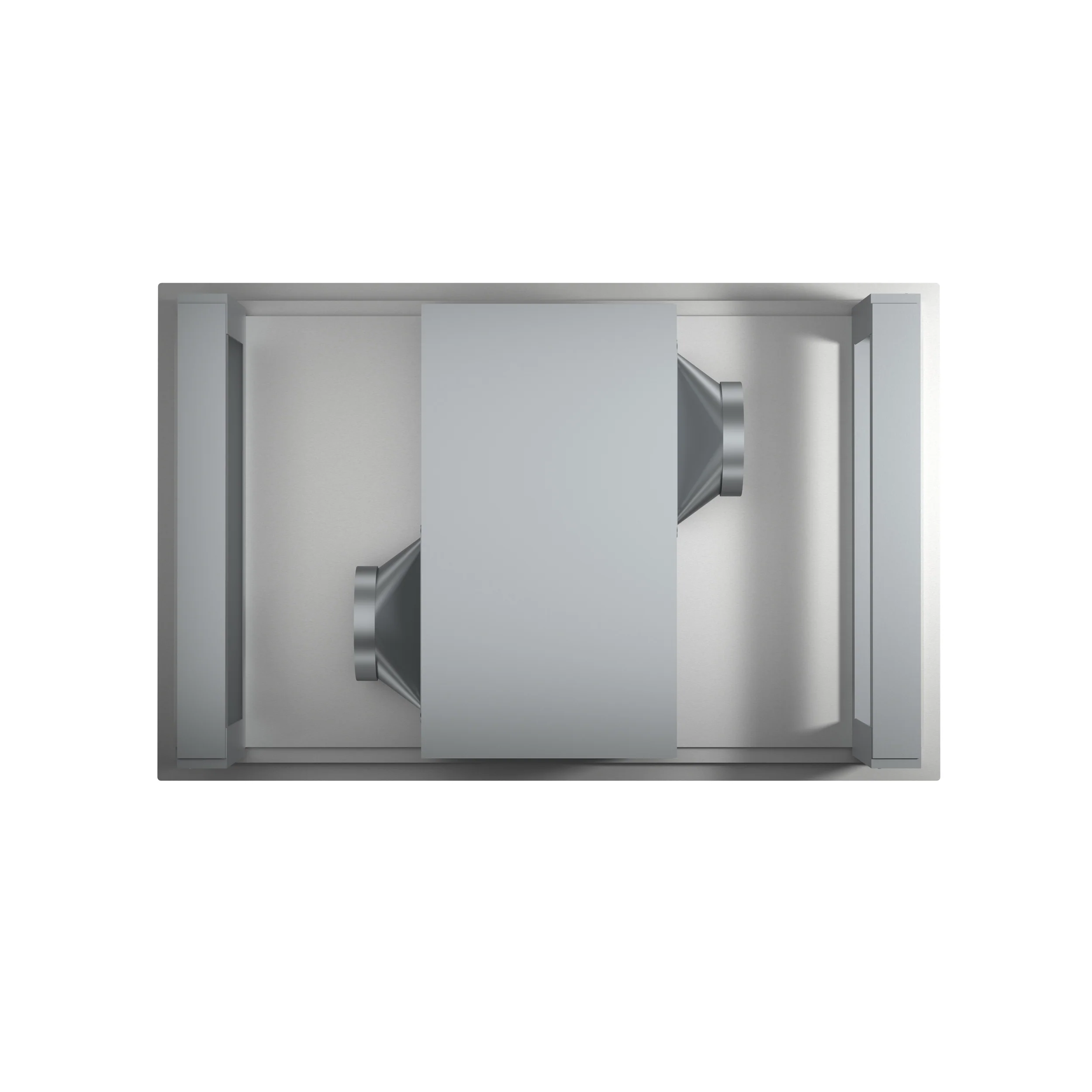 FORNO Arezzo 44-Inch Recessed Ceiling Range Hood, Dual Motors, 1200 CFM, Hybrid Filters, Remote Control - Image 6