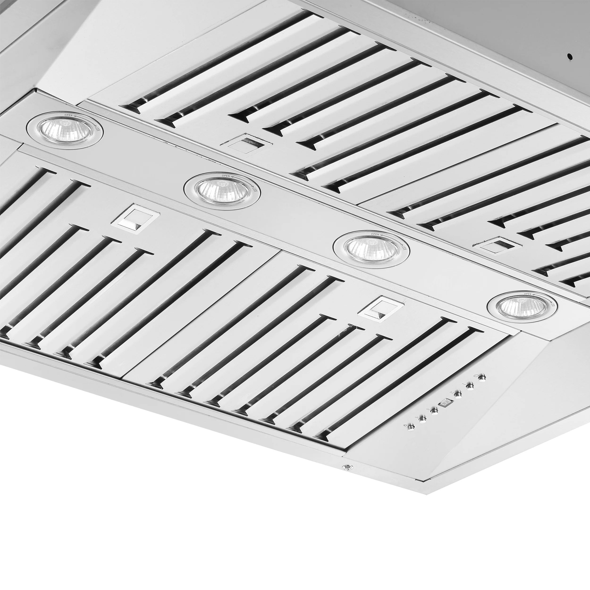 Forno Altilia 36-Inch Insert Range Hood, Stainless Steel, LED Lighting, Baffle Filters - Image 7