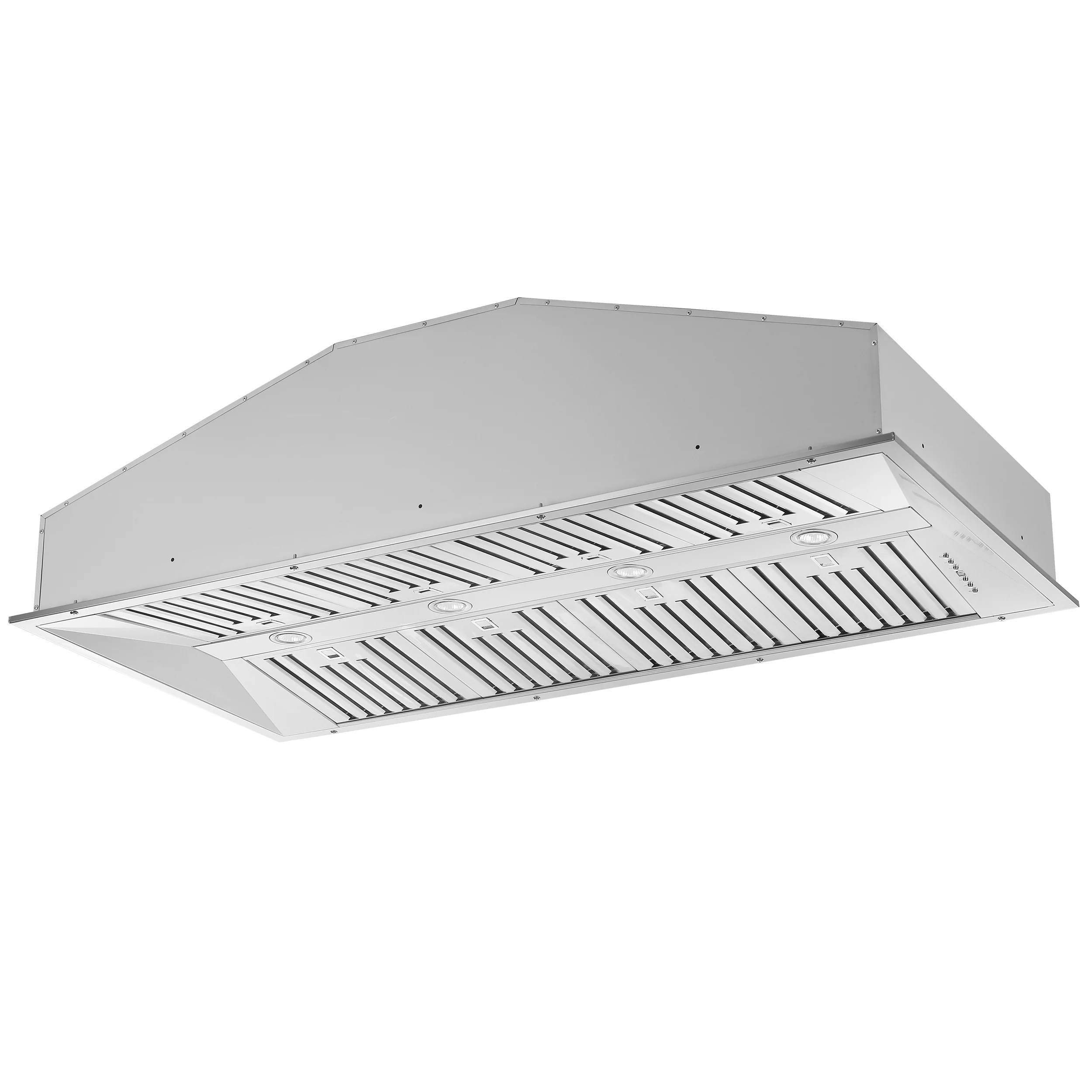 Forno Altilia 60-Inch Insert Range Hood, Stainless Steel, LED Lighting, Baffle Filters - Image 3