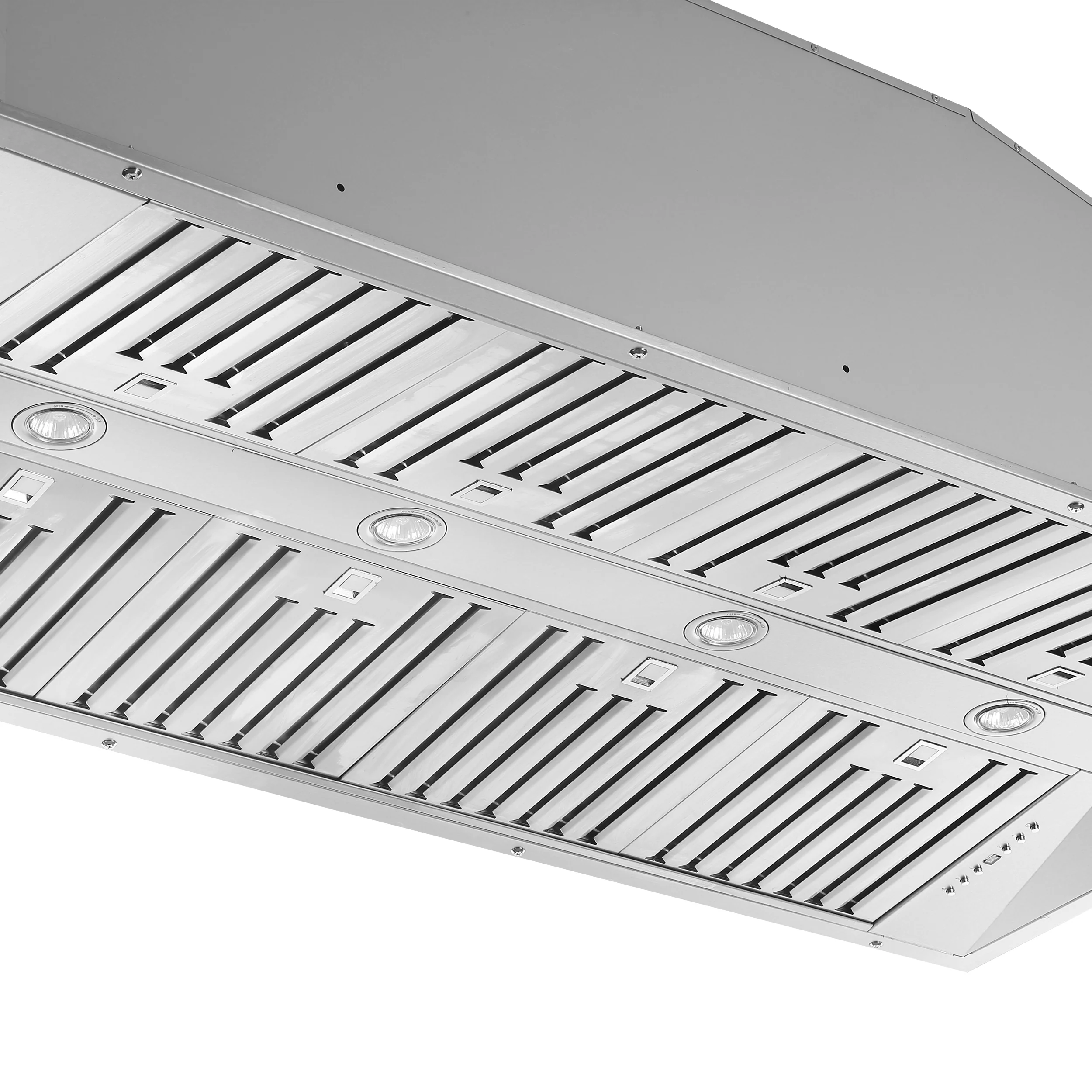 Forno Altilia 60-Inch Insert Range Hood, Stainless Steel, LED Lighting, Baffle Filters - Image 5