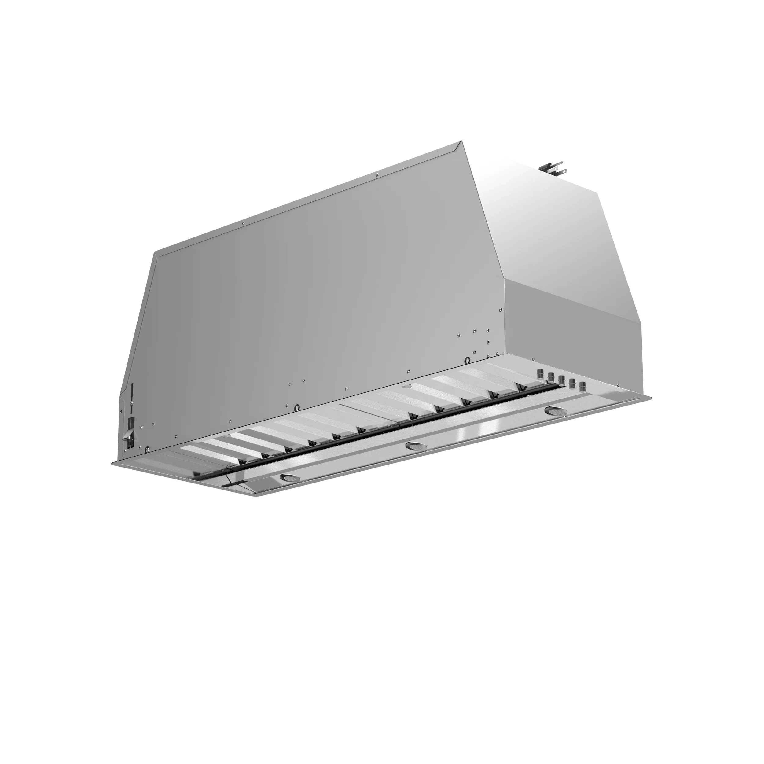 Forno Frassanito 30-Inch Insert Range Hood, 450 CFM, Stainless Steel Baffle Filters, LED Lighting - Image 3
