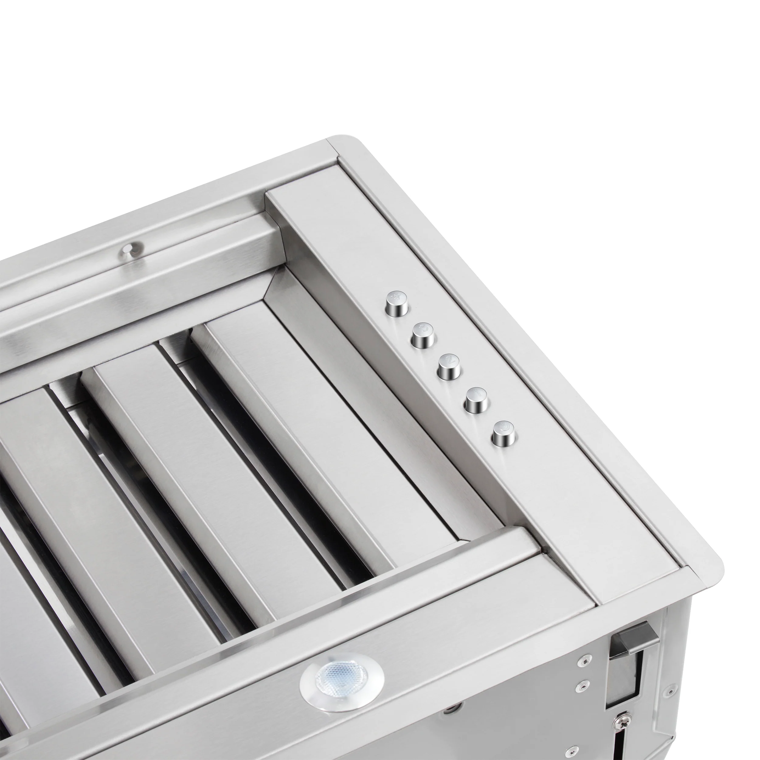 Forno Frassanito 48-Inch Recessed Range Hood, Stainless Steel Baffle Filters, LED Lighting - Image 3