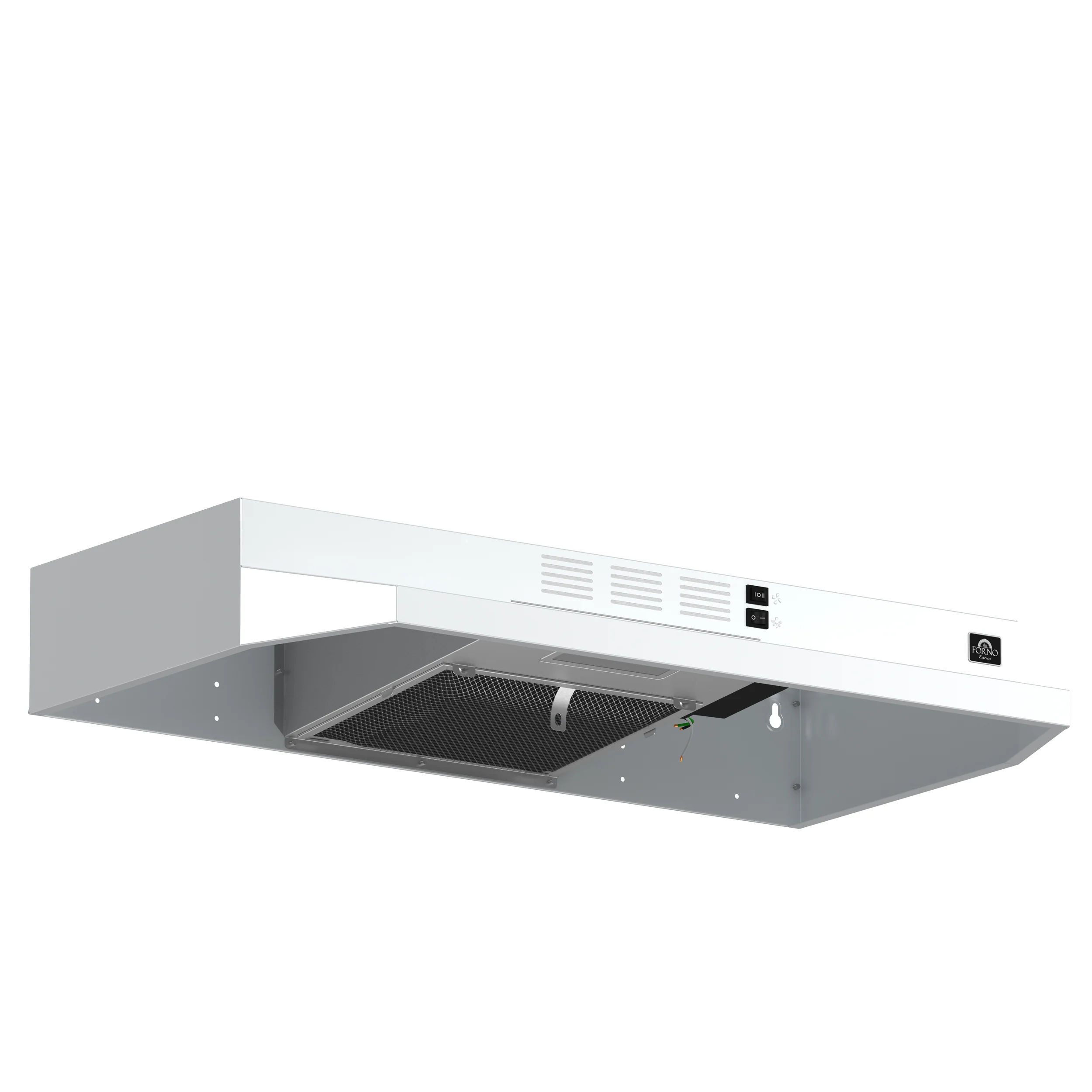 Forno Cappa 30-Inch Under Cabinet Range Hood, White, 200 CFM, Convertible, LED Lighting - Image 4