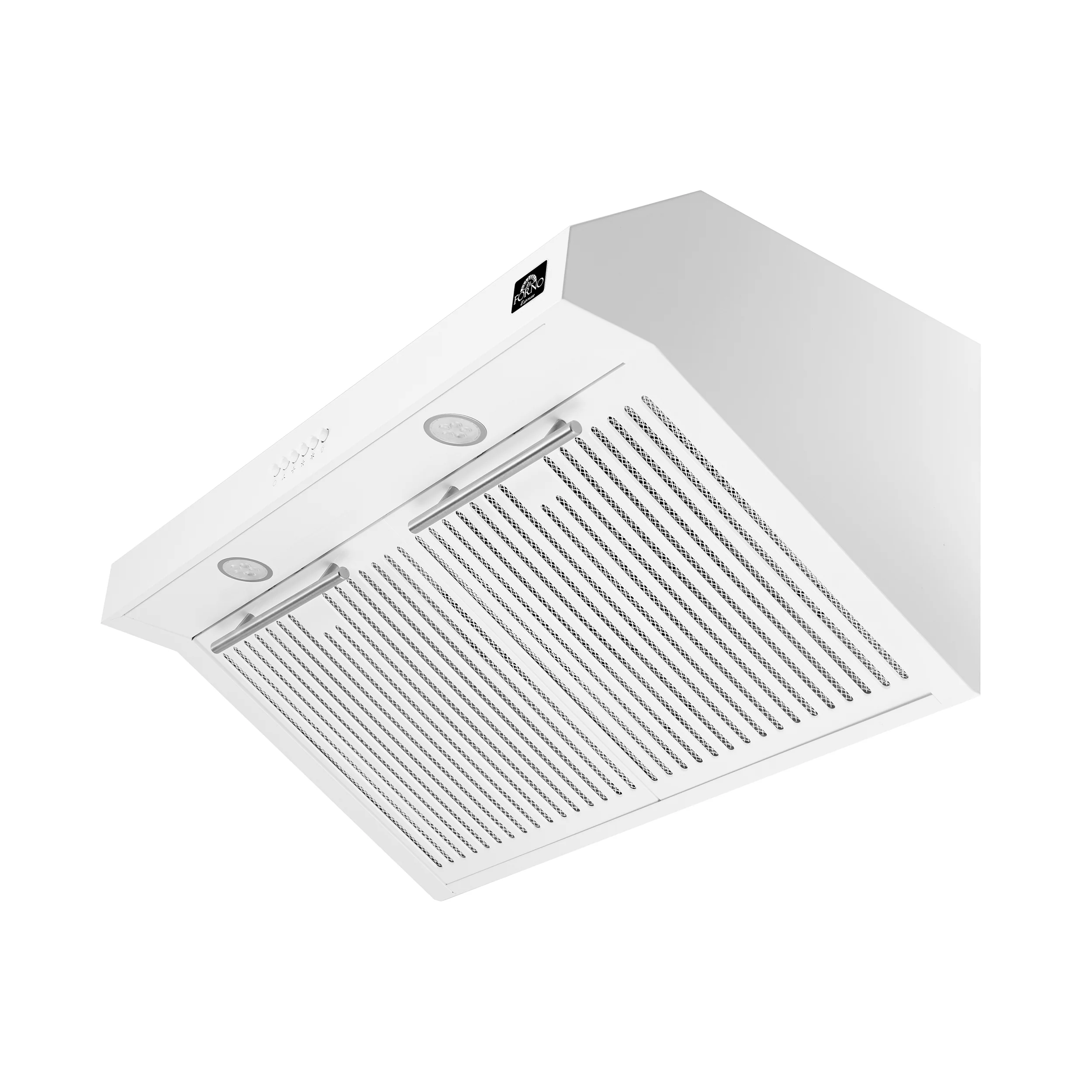 Forno Bari Espresso 30-Inch Under Cabinet Range Hood, White, 600 CFM, LED Lighting, Dishwasher-Safe Baffle Filters, 3-Speed Fan Control - Image 9