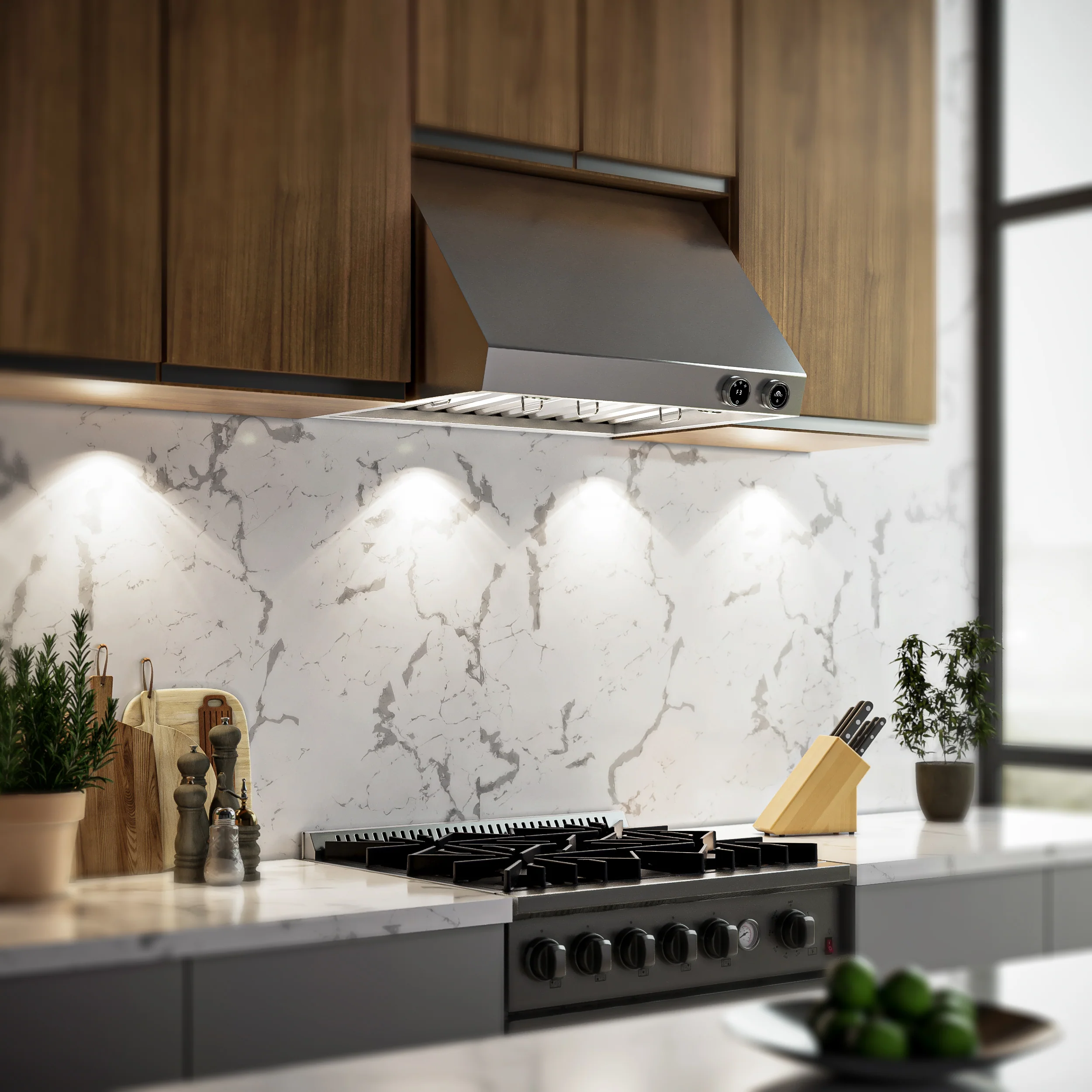 Forno Biagio 30-Inch Wall Mounted Range Hood, Stainless Steel, Heavy Duty - Image 15