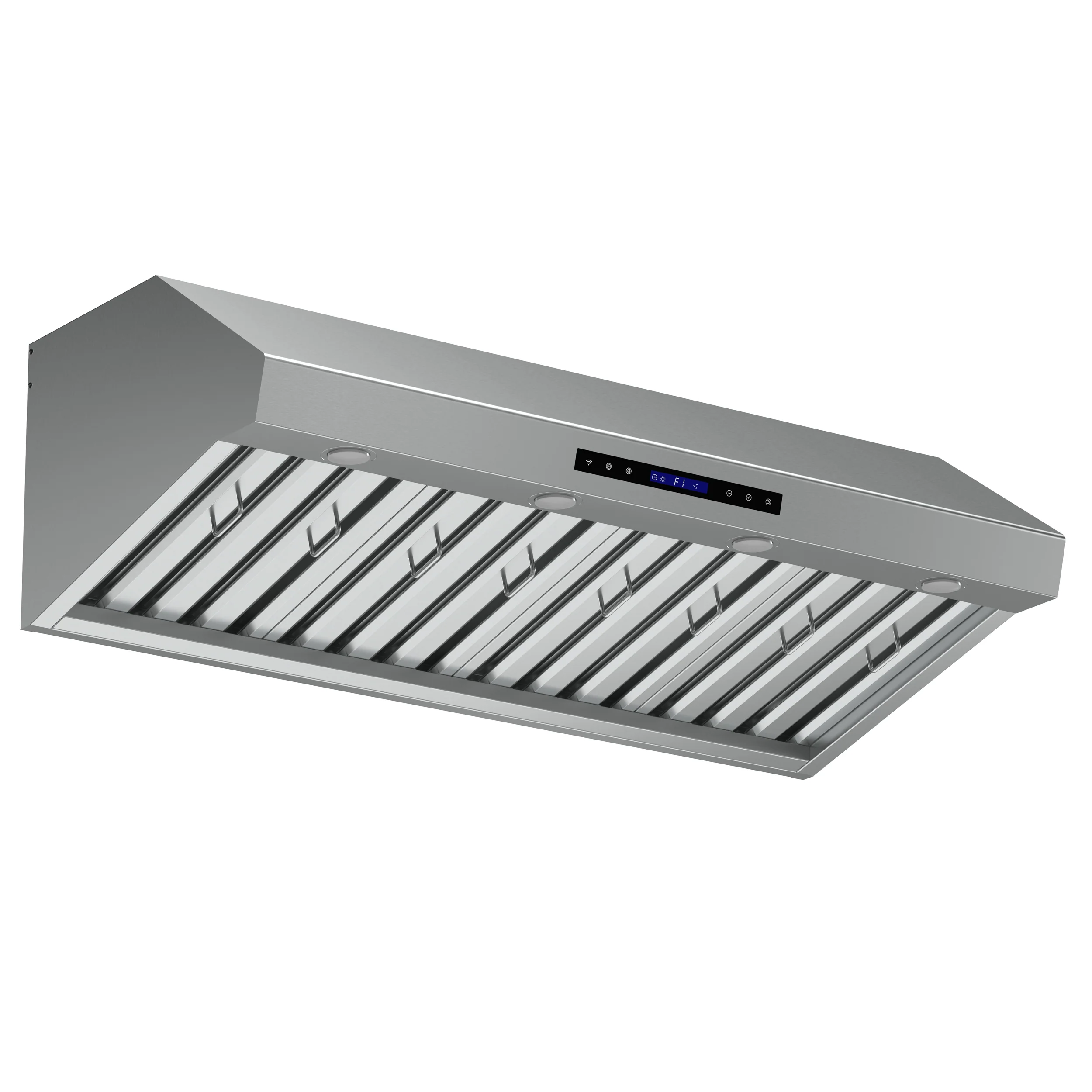 Forno Palazzo 48-Inch Wall Mounted Range Hood, Stainless Steel, Heavy Duty Baffle Filters, Remote Control - Image 2