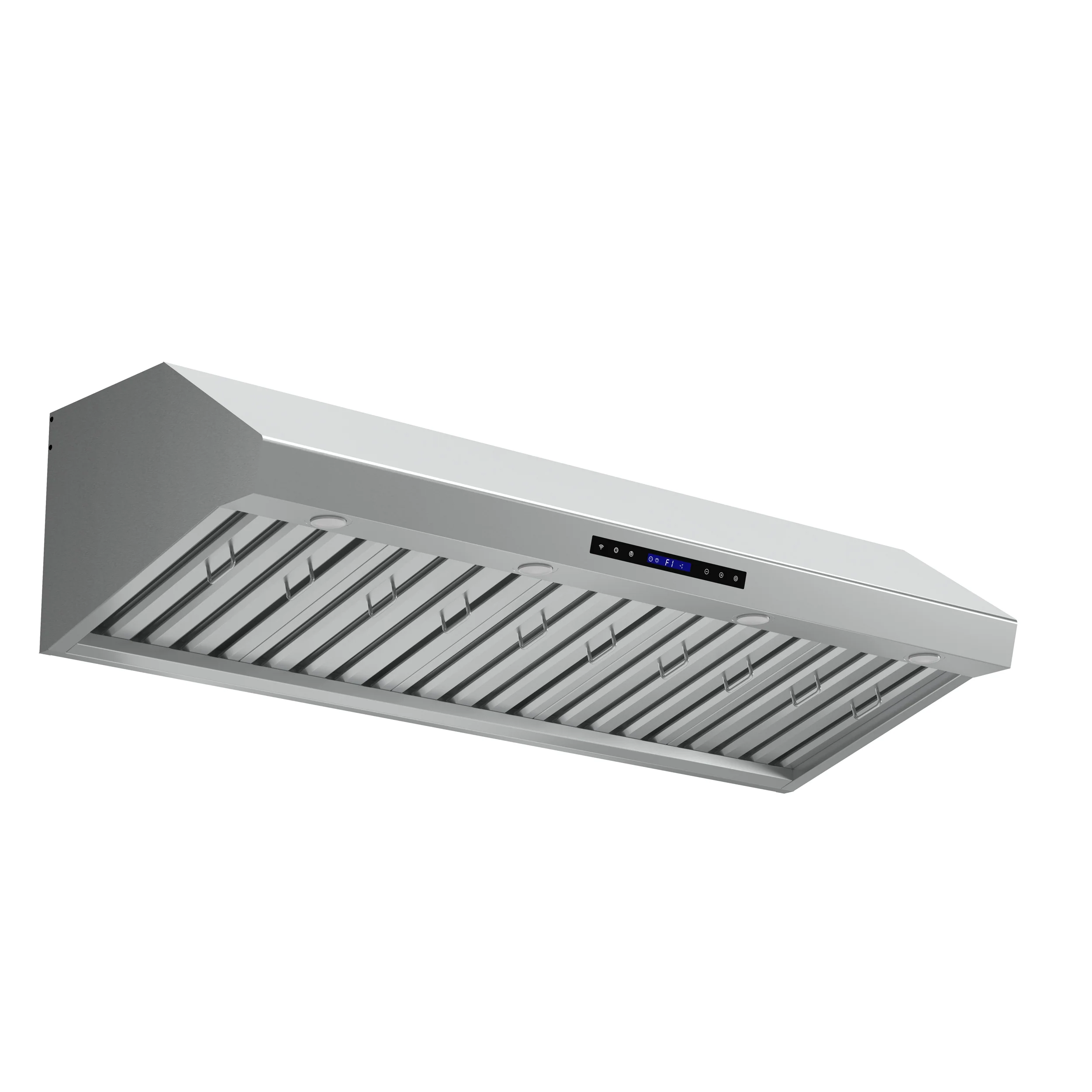 Forno Palazzo 60-Inch Wall Mounted Range Hood, Stainless Steel, Heavy Duty Baffle Filters, Remote Control - Image 2