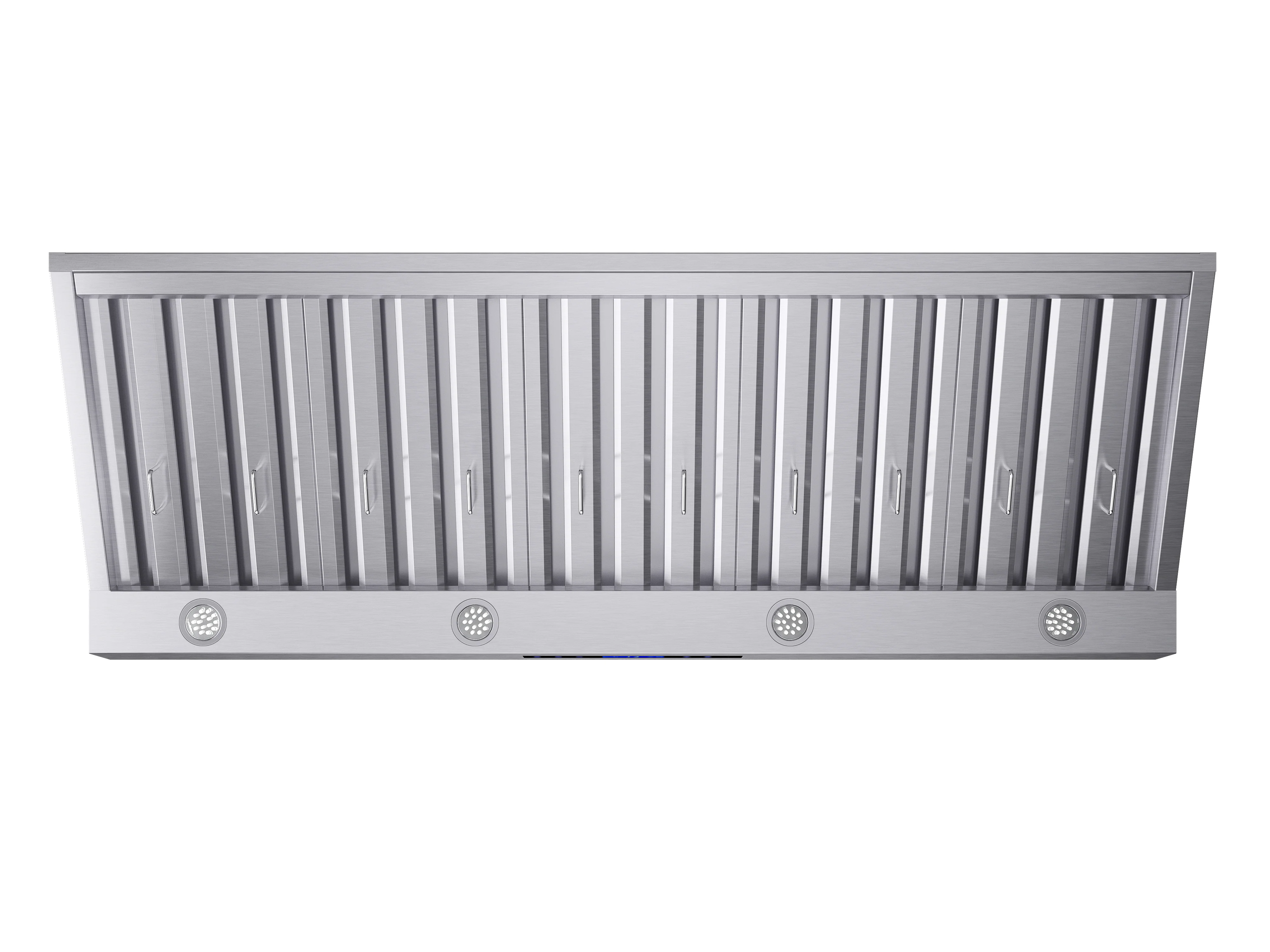 Forno Palazzo 60-Inch Wall Mounted Range Hood, Stainless Steel, Heavy Duty Baffle Filters, Remote Control - Image 4