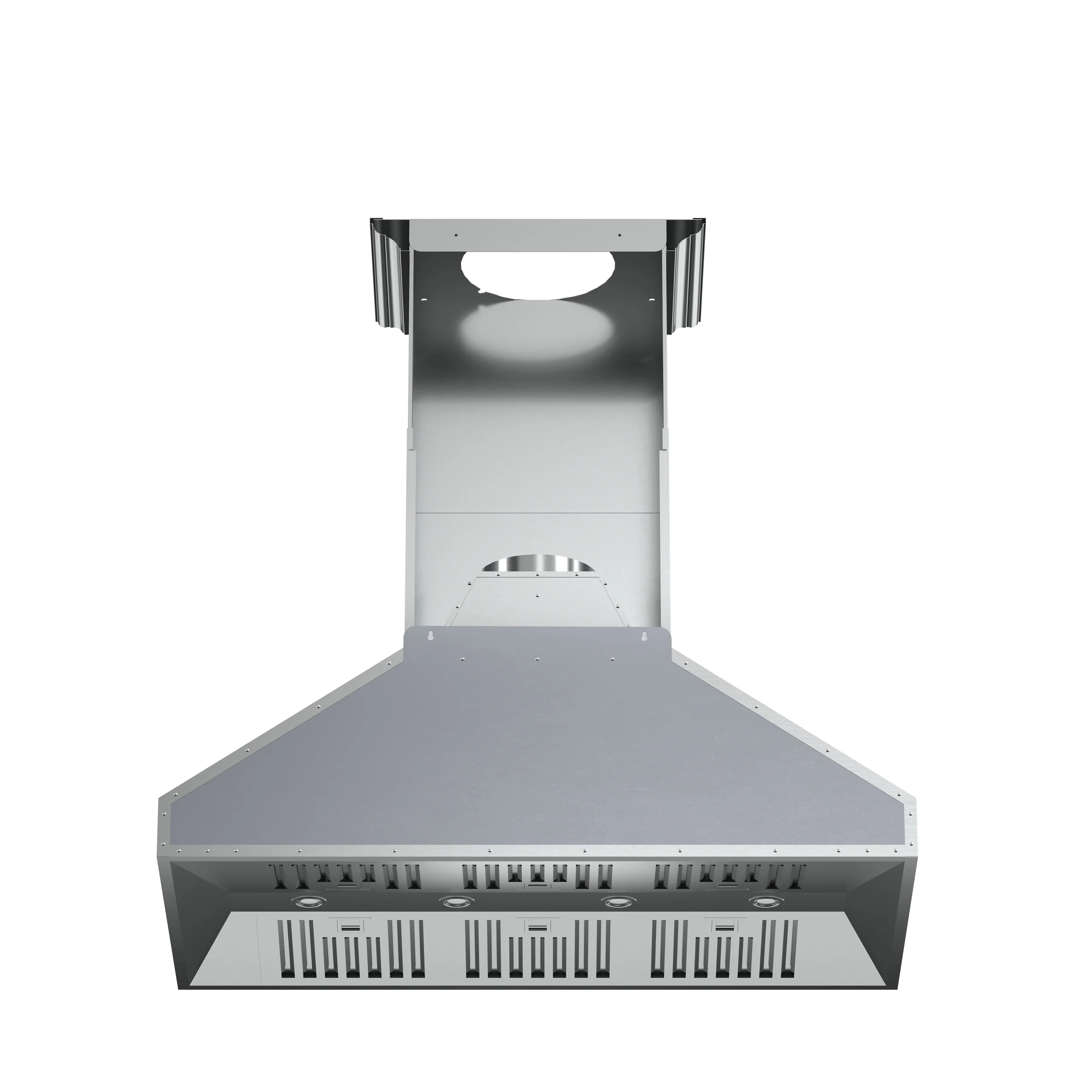 Forno Orvieto 48-Inch Wall Mount Range Hood, LED Lighting, Heavy Duty, Stainless Steel - Image 4