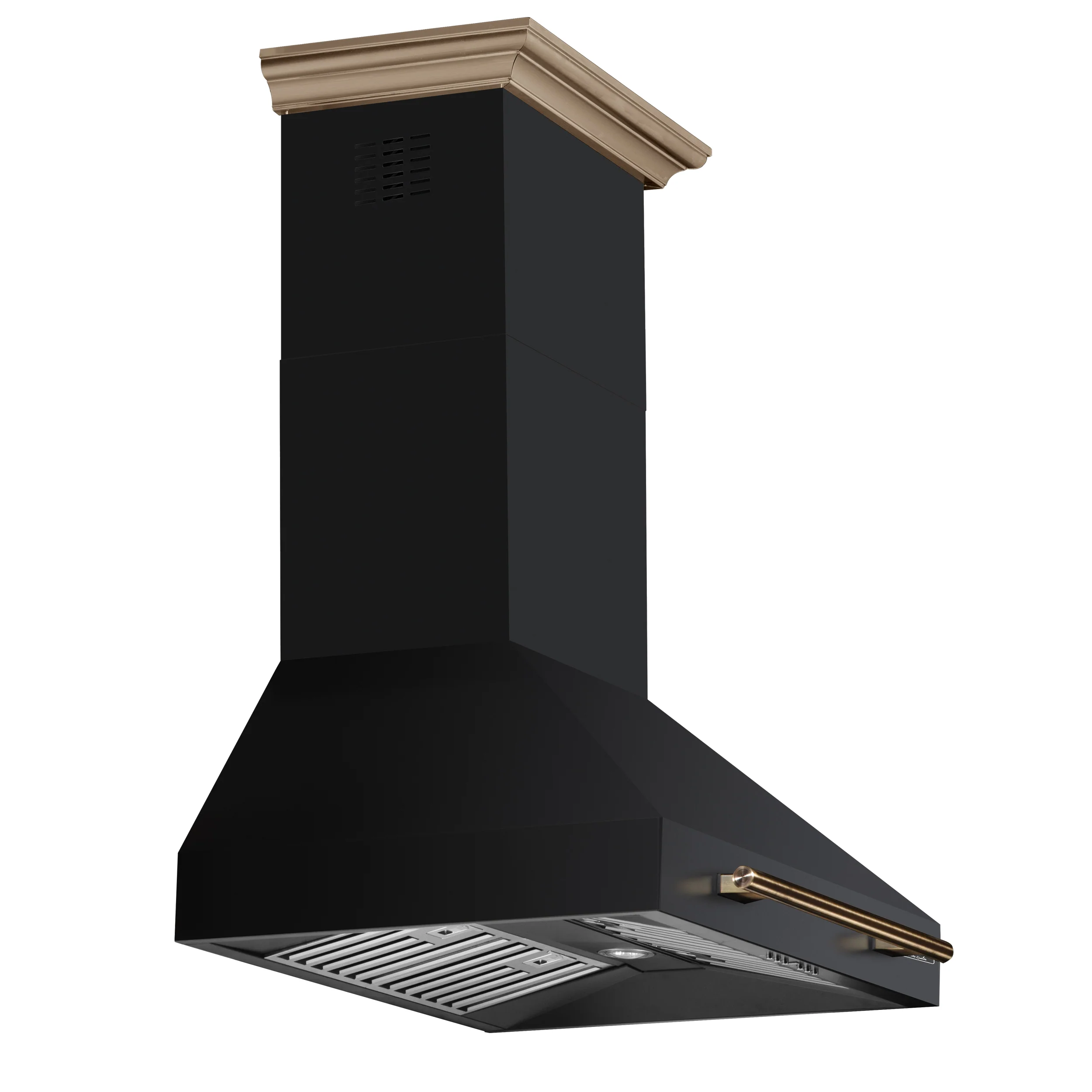 Forno Aria 30 Inch Wall-Mounted Range Hood in Black - Image 3
