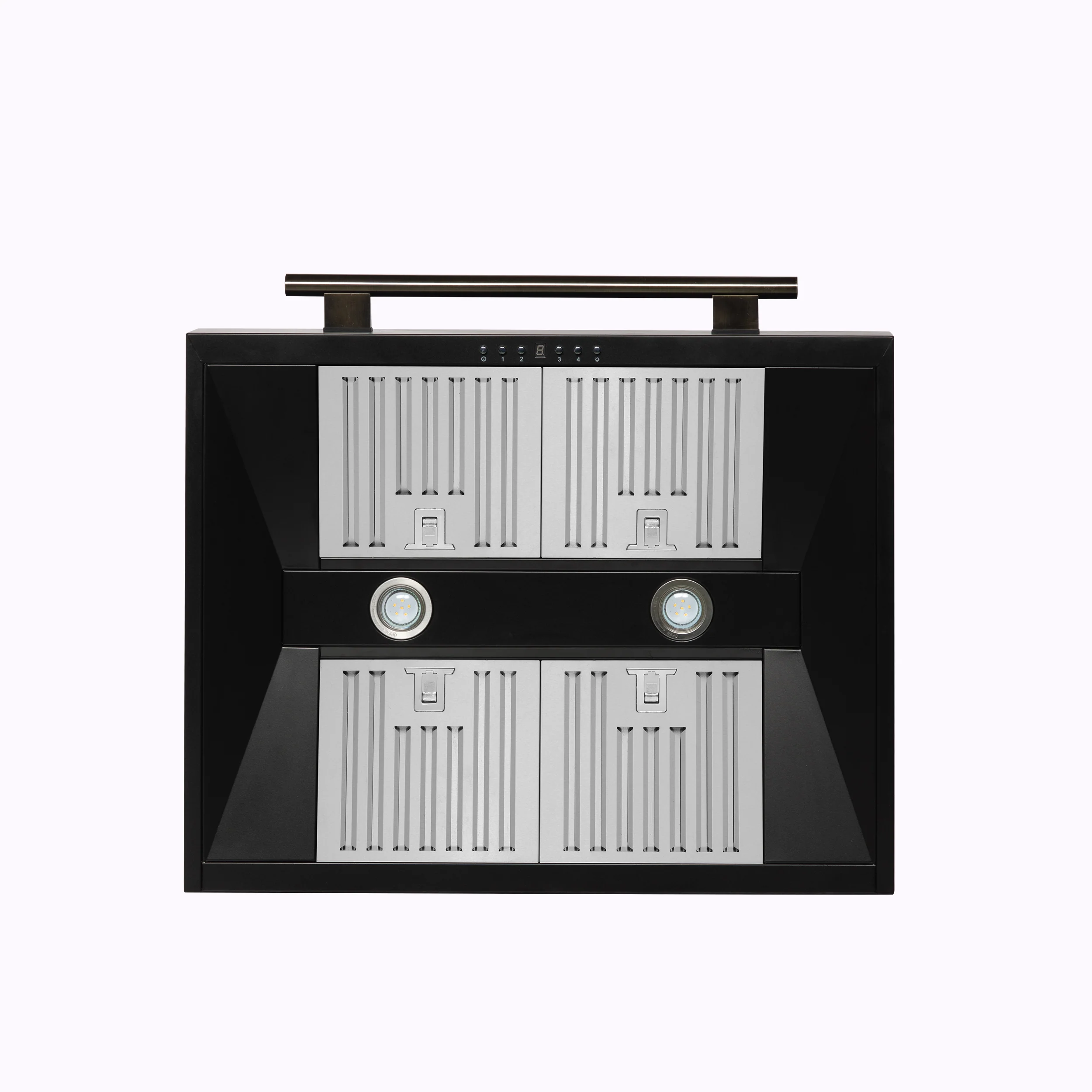 Forno Aria 30 Inch Wall-Mounted Range Hood in Black - Image 5