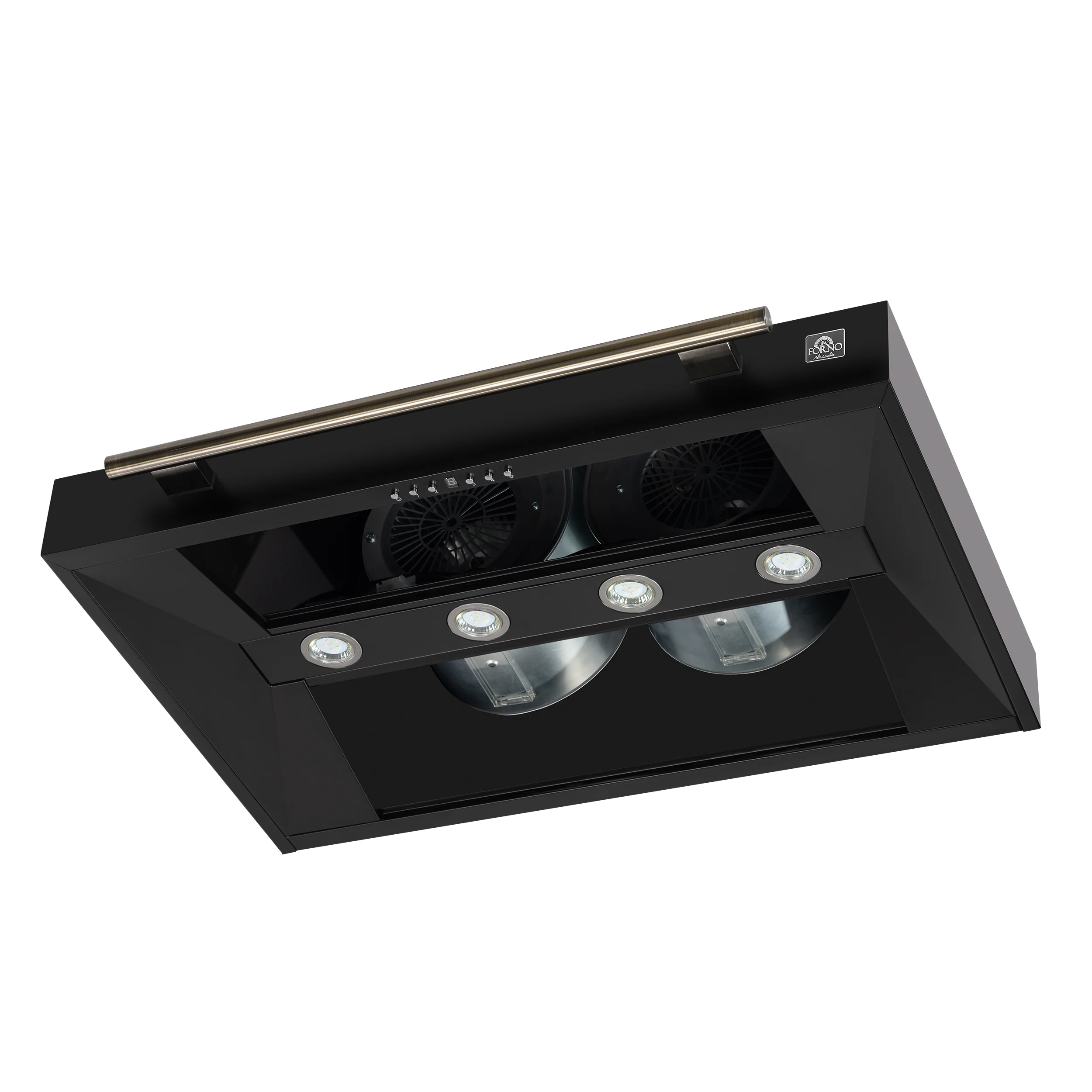 Forno Aria 36 Inch Wall-Mounted Range Hood in Black - Image 7