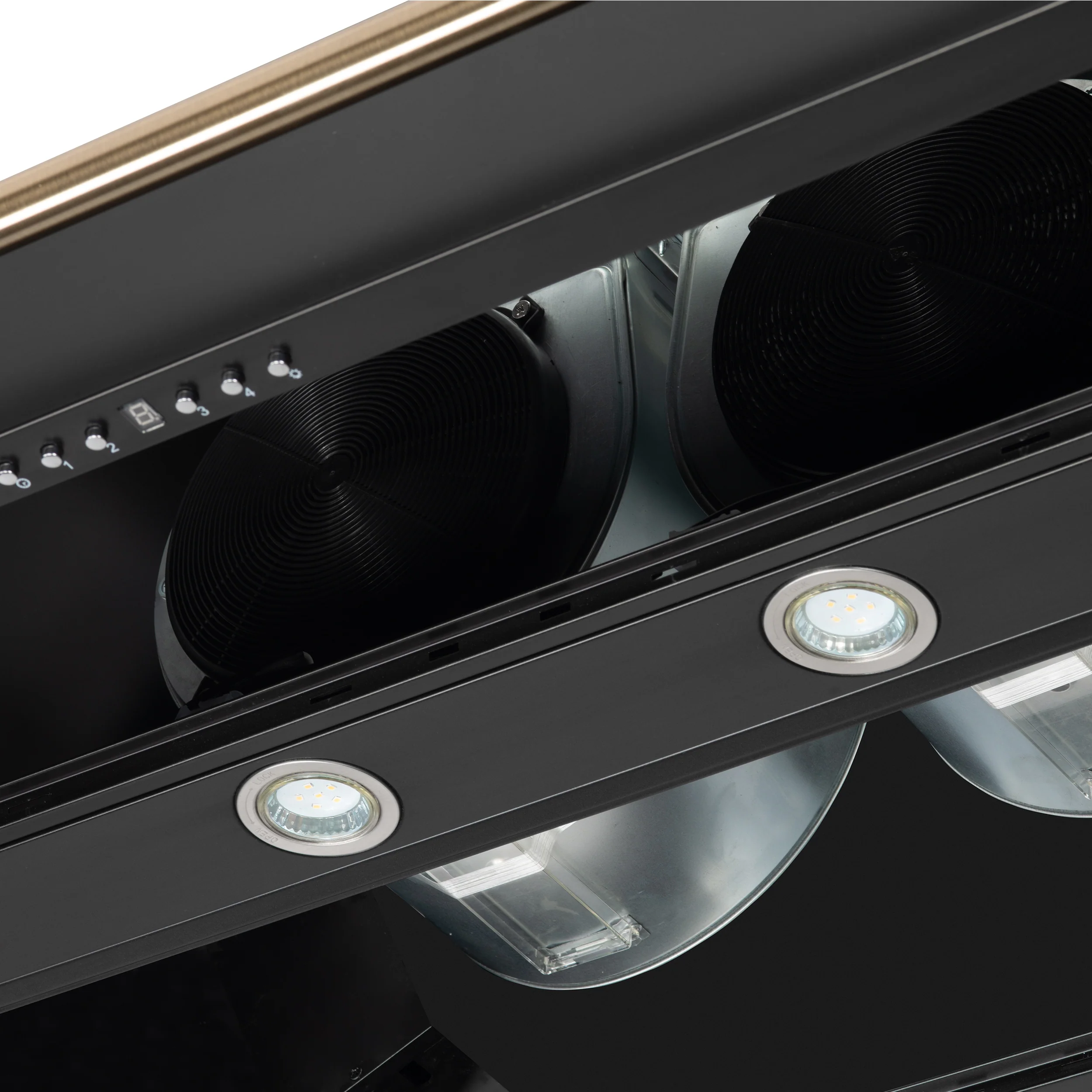 Forno Aria 48 Inch Wall-Mounted Range Hood in Black - Image 12