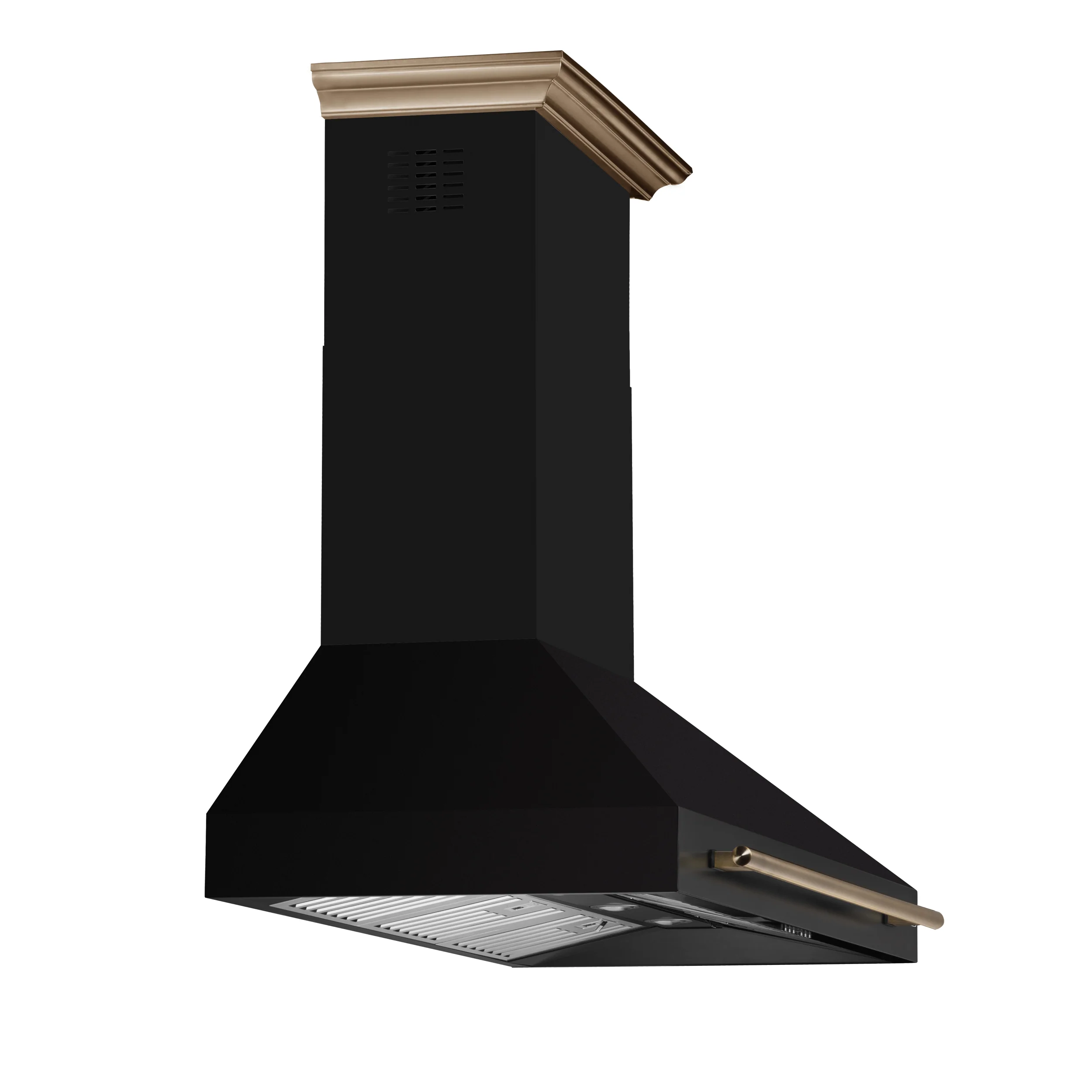 Forno Aria 48 Inch Wall-Mounted Range Hood in Black - Image 3