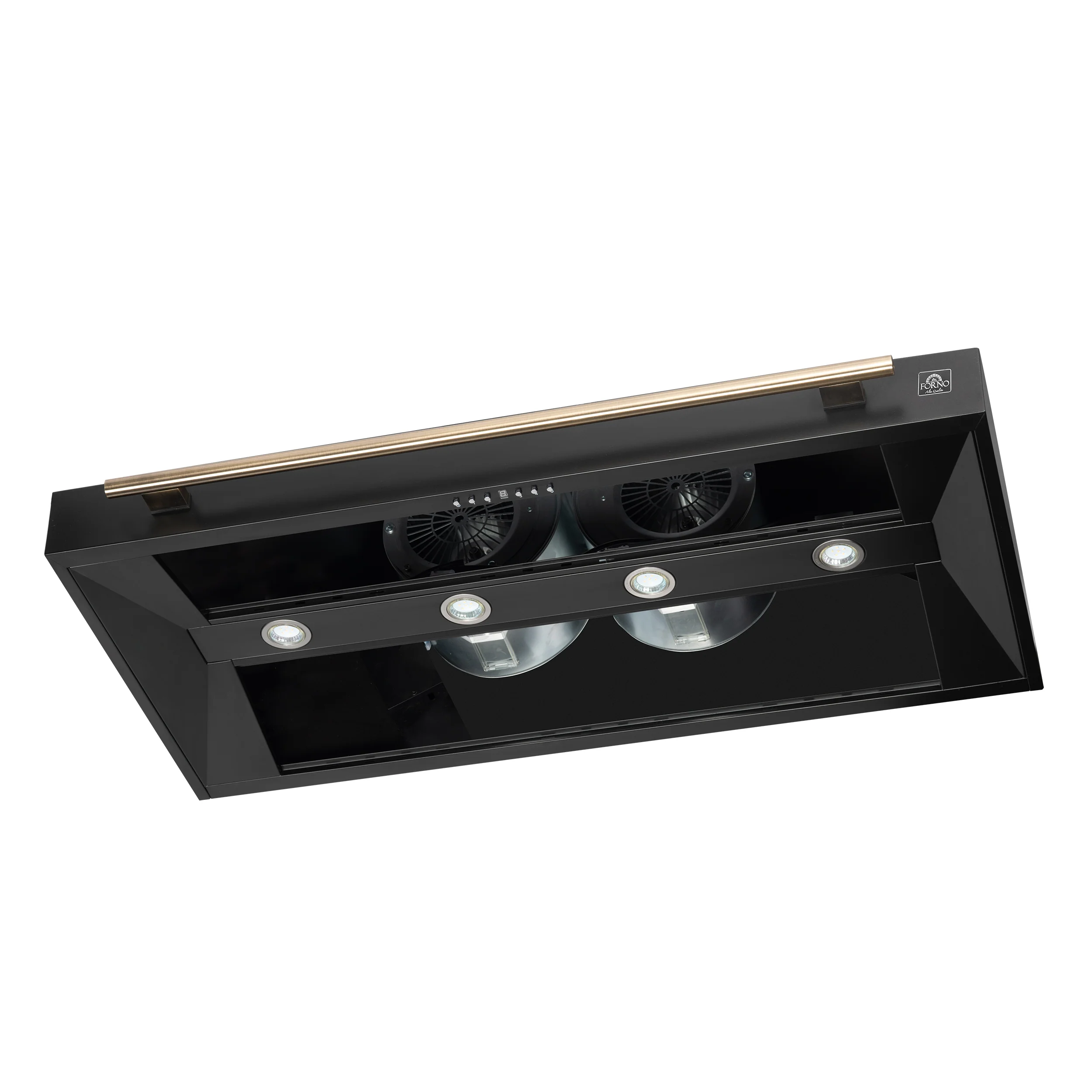 Forno Aria 48 Inch Wall-Mounted Range Hood in Black - Image 7