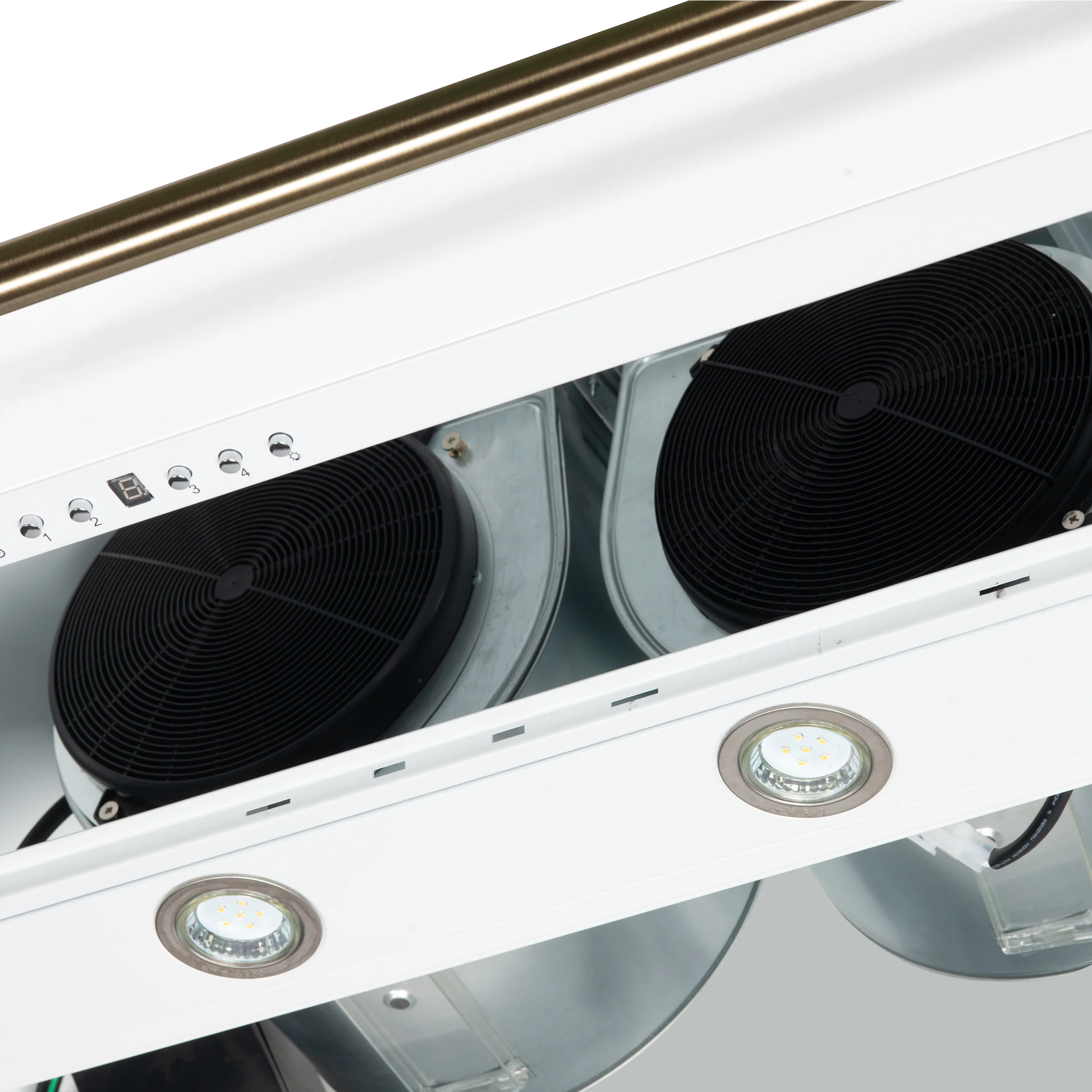 Forno Aria 48 Inch Wall-Mounted Range Hood in White - Image 12