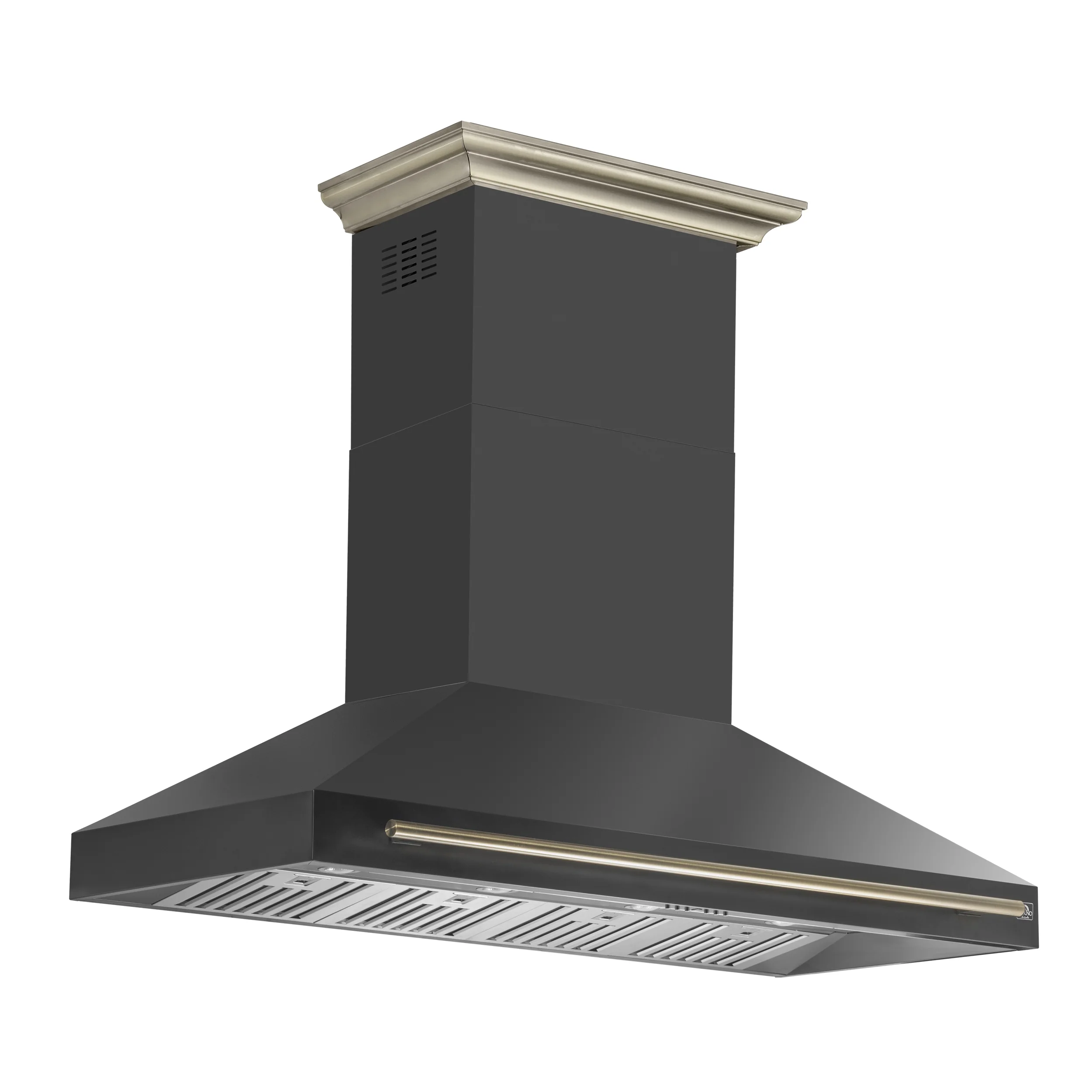 Forno Aria 60 Inch Wall-Mounted Range Hood in Black - Image 3
