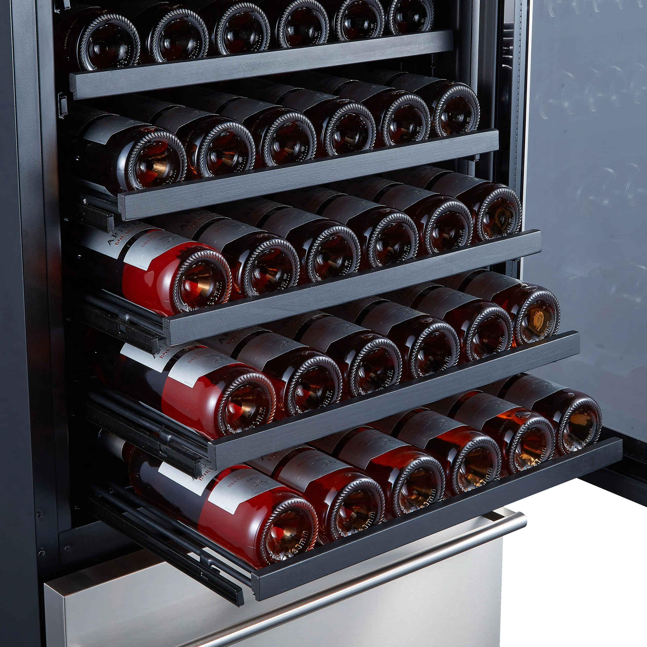 Forno Azienda 24-Inch Dual Temperature Zone Wine Cooler, Up to 108 Bottles, Two Refrigerated Drawers, Adjustable Temperature Zones, Energy Efficient - Image 8