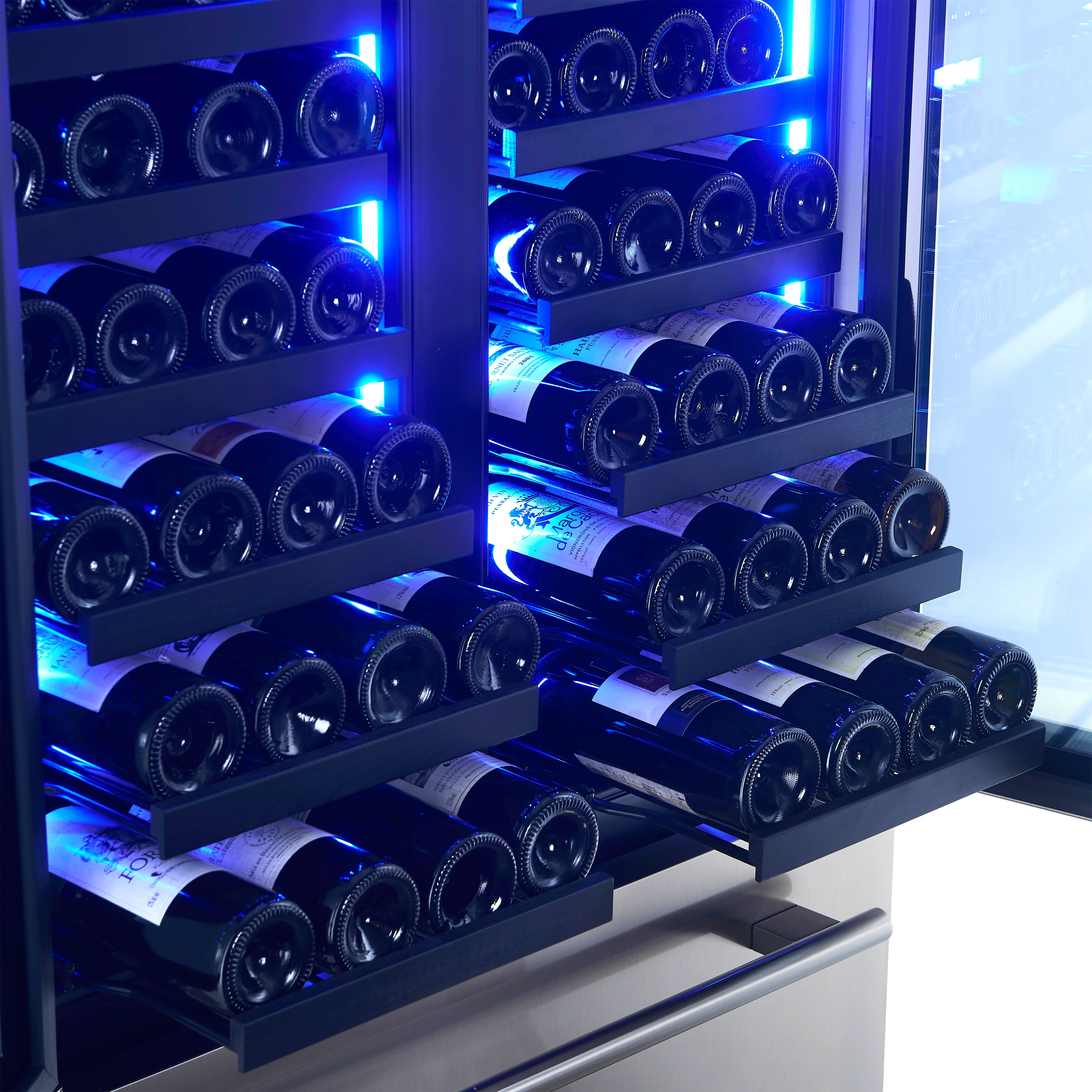 Forno Campania 32-Inch Wine Cooler, Stainless Steel, Dual Wine Zones, Two Beverage Drawers, 17.7 cu.ft - Image 13