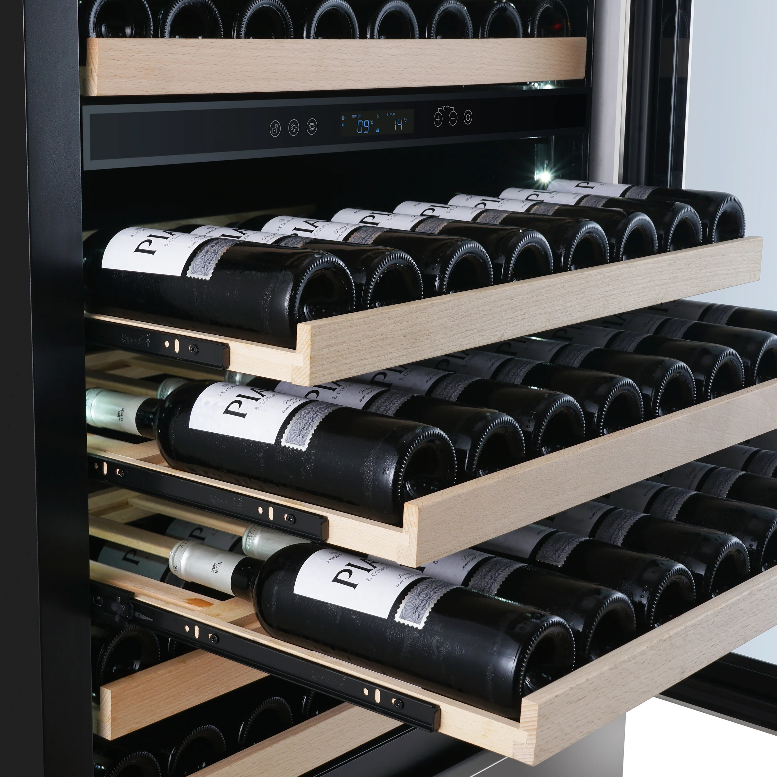 Forno Celano 30-Inch Triple Zone Wine and Beverage Cooler, 21.3 cu.ft, Stainless Steel - Image 9