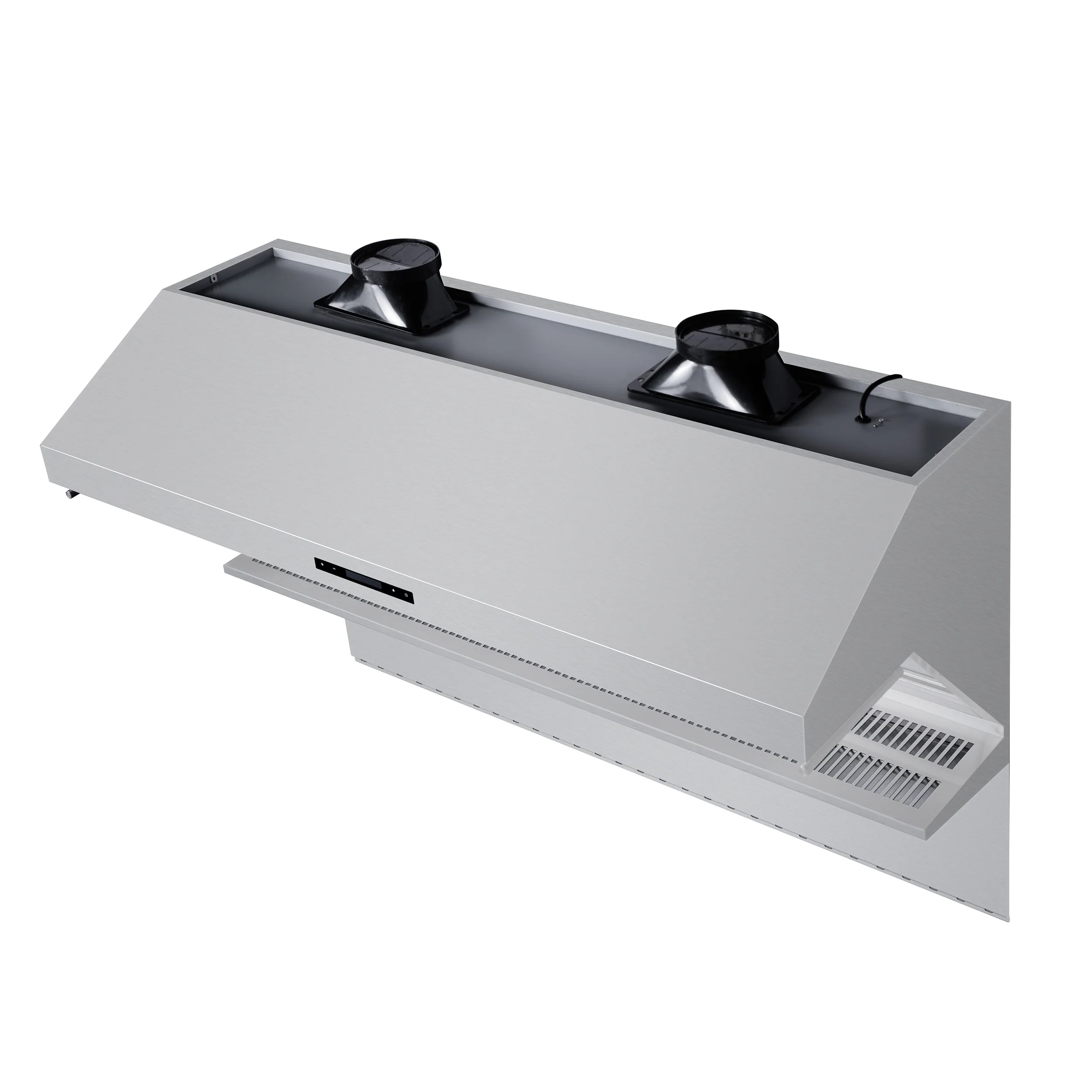 Savona 60-Inch Wall Mount Range Hood, Baffle Filters & Backsplash, Heating Lamps - Image 6